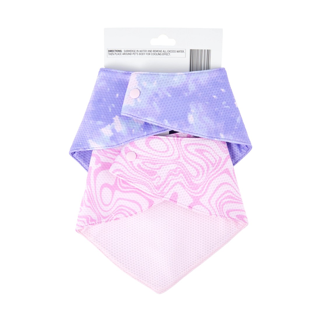 6 2 Pack Pet Cooling Bandana - Large to Extra Large, Pink, 6 of 6