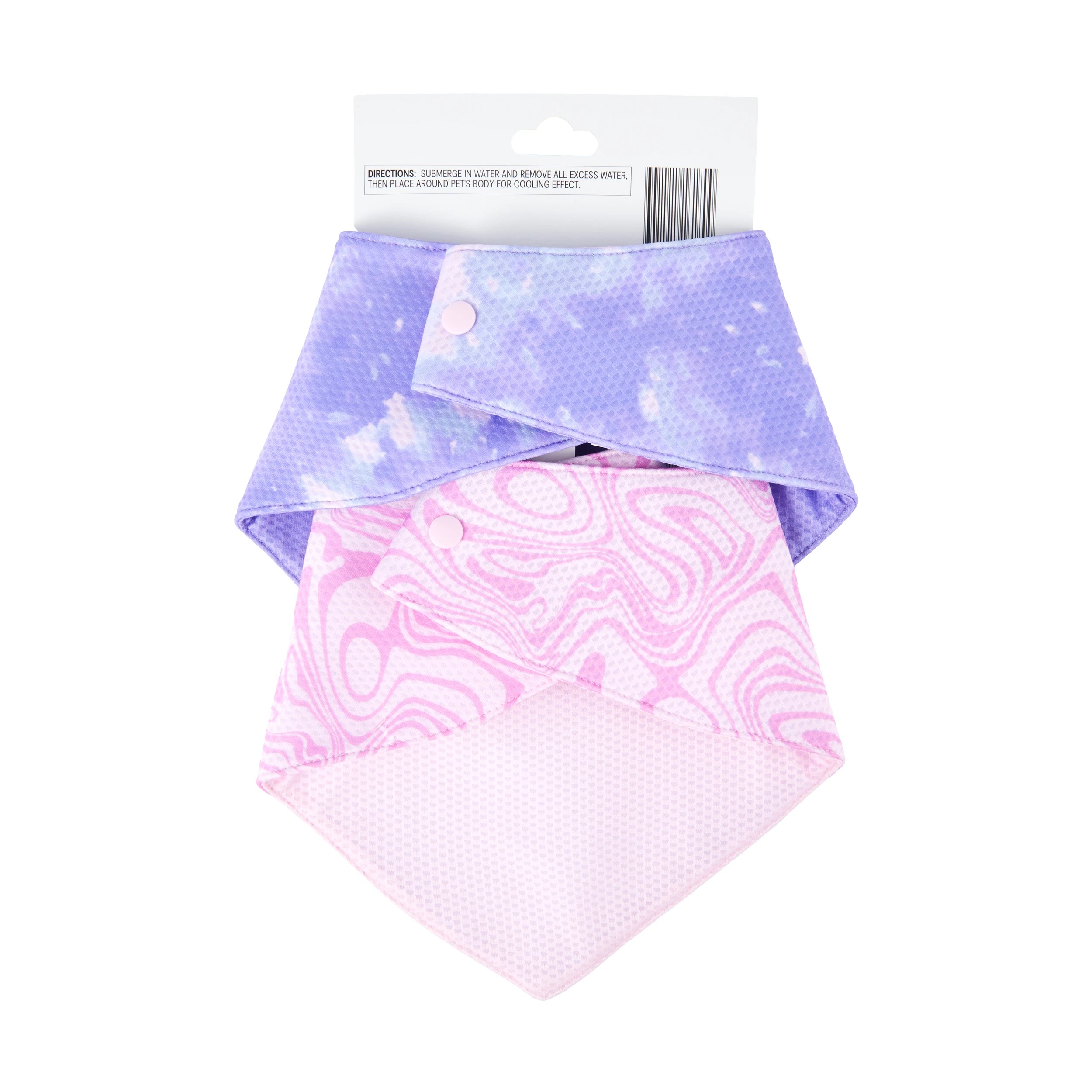 6 2 Pack Pet Cooling Bandana - Large to Extra Large, Pink, 6 of 6