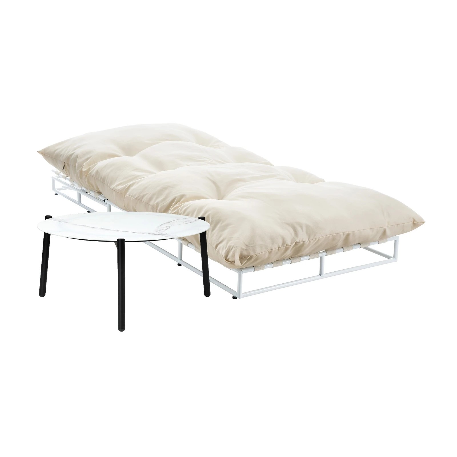Livsip Outdoor Sun Lounge Set Sofa Day Bed Lounger Setting with Table ...
