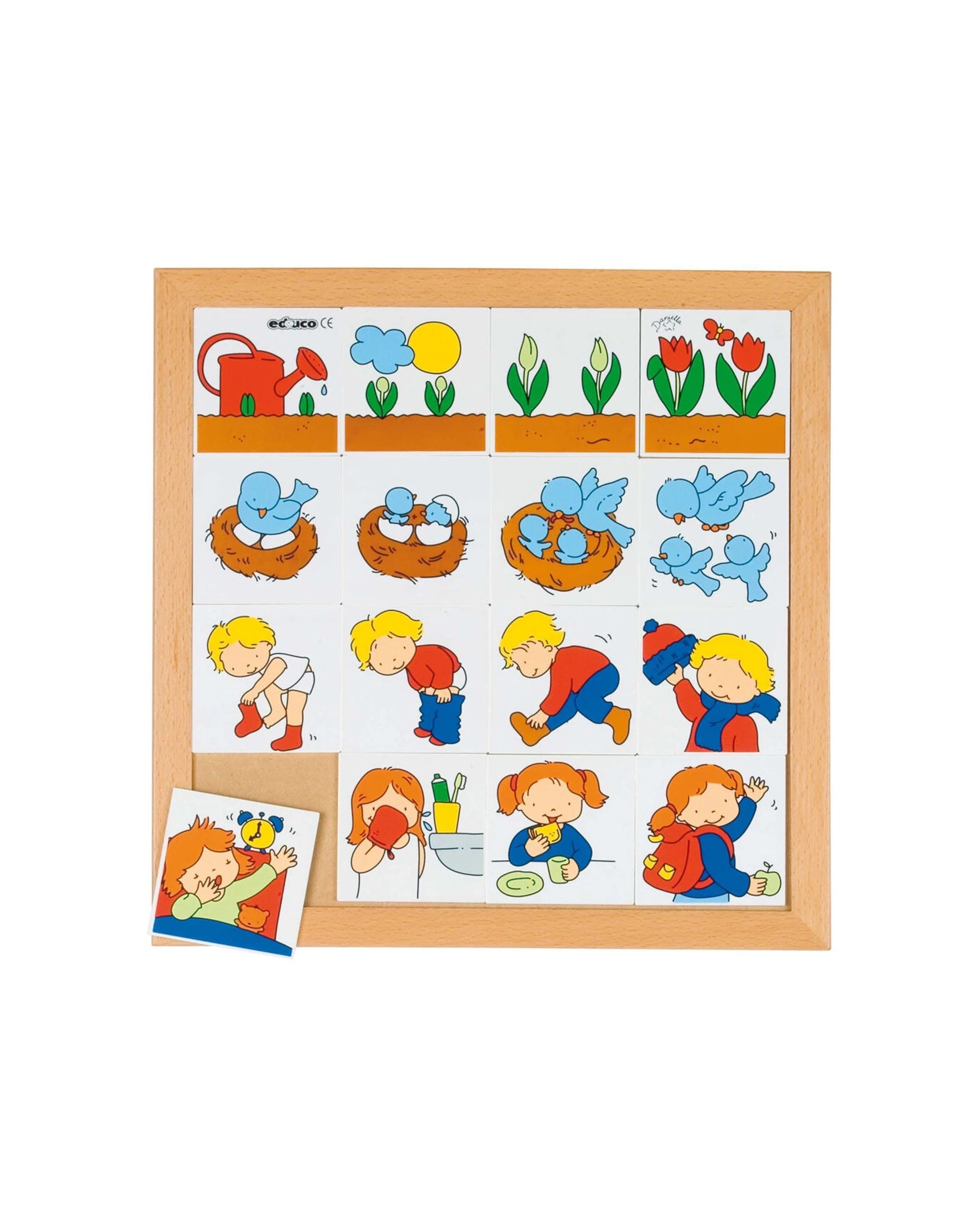 3 Educo Comprehension Lotto What Happens First Memory Game Educational Toy - Multi, 3 of 3