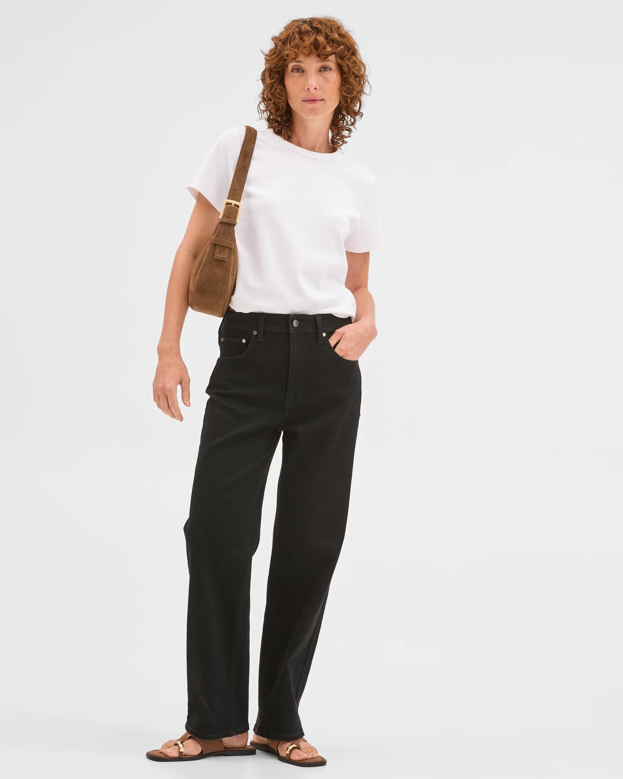 1 Target Denim Tara Slim Straight Leg Denim Jeans BLACK, 1 of 6