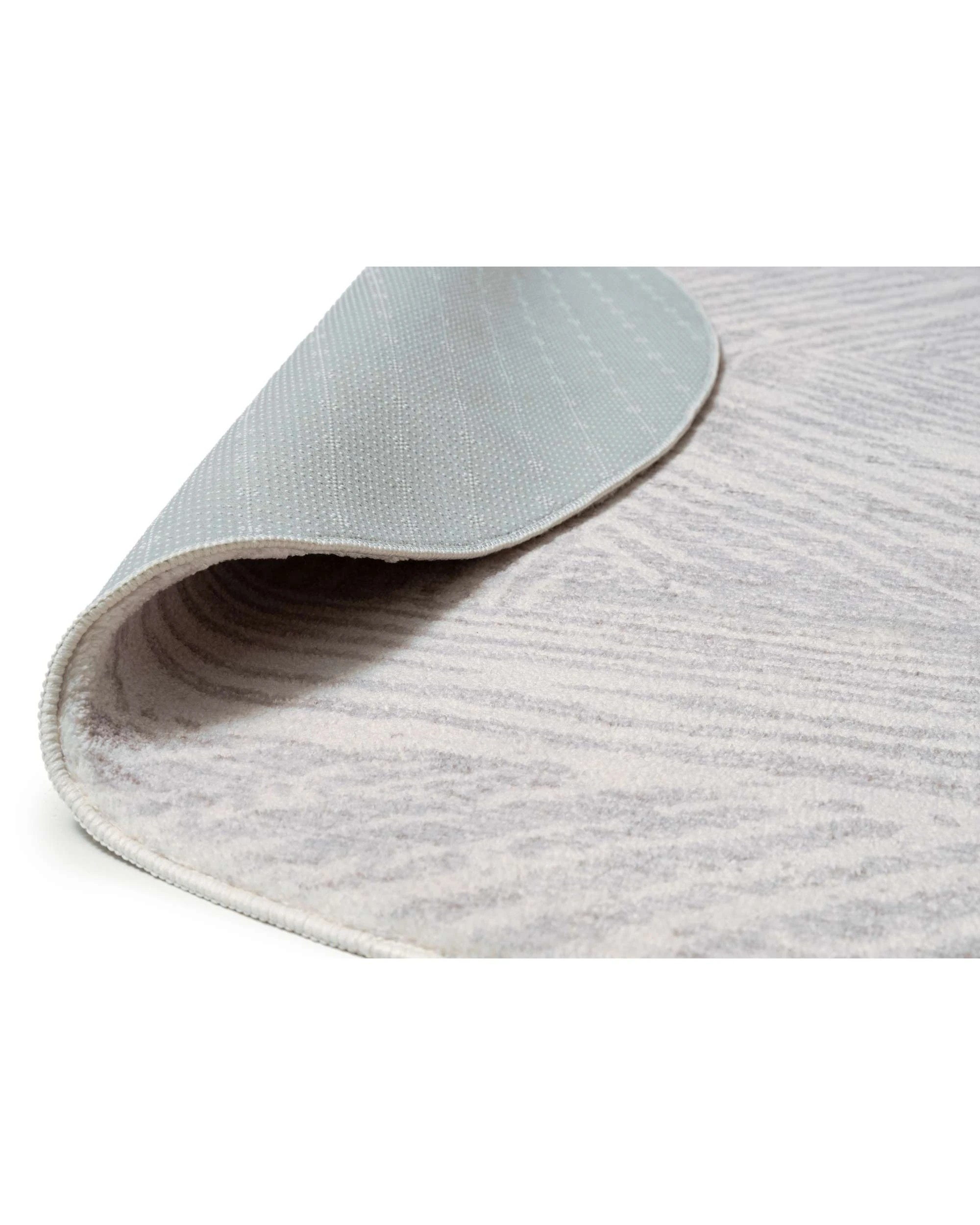 4 Loopsie Obu Geometric Washable Round Rug-160cm x 160cm - Grey, 4 of 8