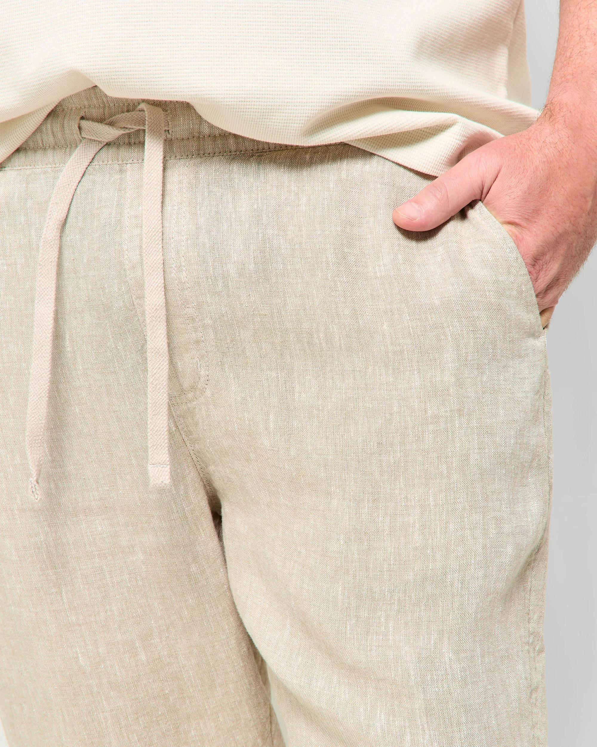 5 Target Man Plus Plus Size European Linen Pants STONE, 5 of 5