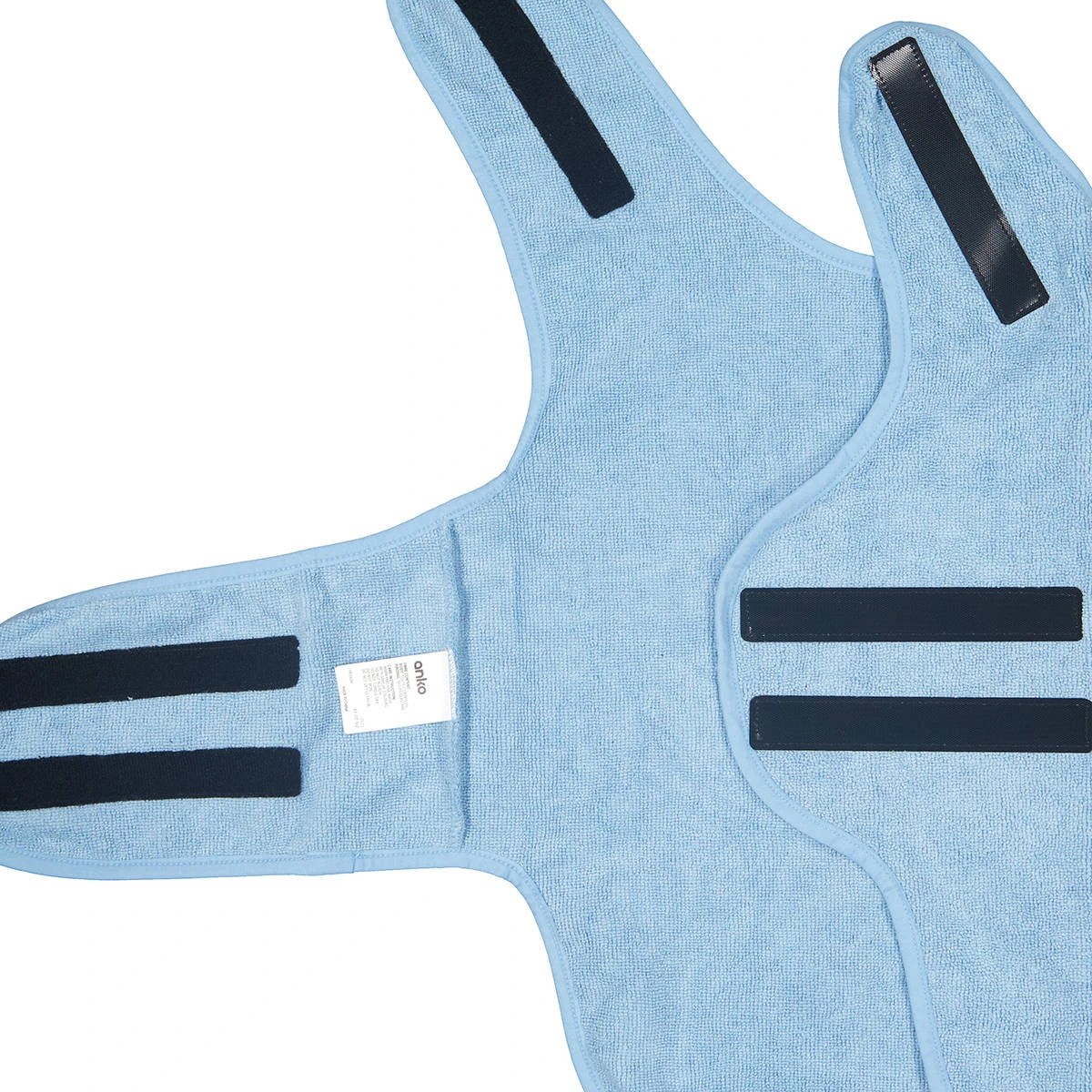 8 Pet Bathrobe - Medium, Blue, 8 of 10