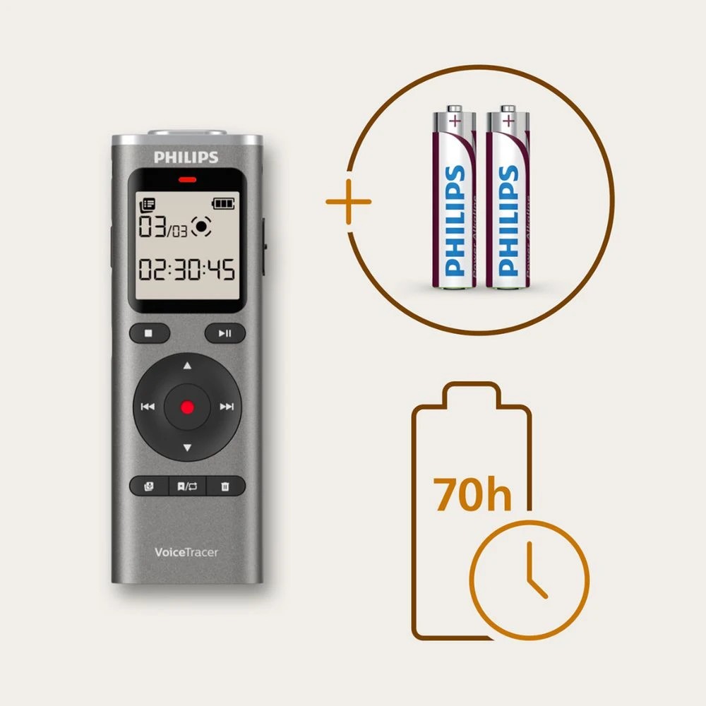 8 Philips VoiceTracer DVT1170 Voice Recorder 8GB, 8 of 10