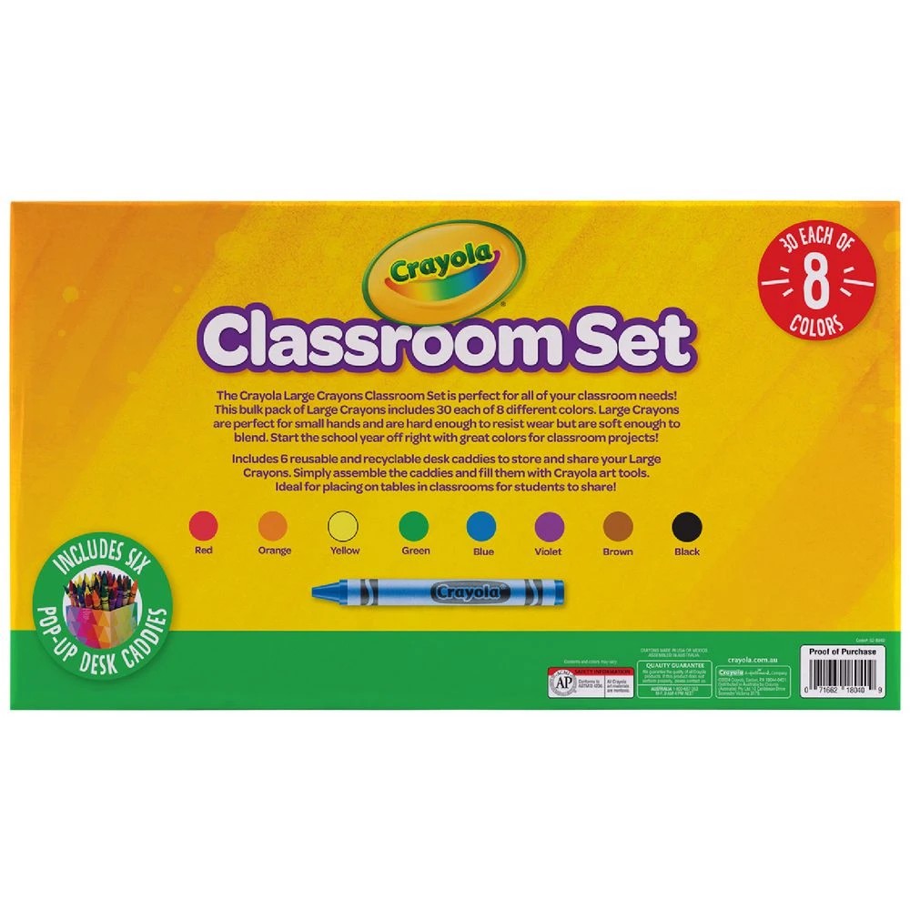 4 Crayola Large Crayon Classroom Pack 240 Pieces, 4 of 4