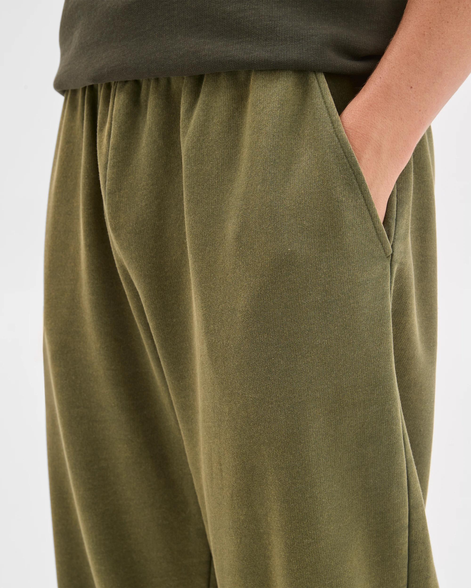 5 Commons Australian Cotton Blend Heavyweight Cuffed Trackpants KHAKI, 5 of 6