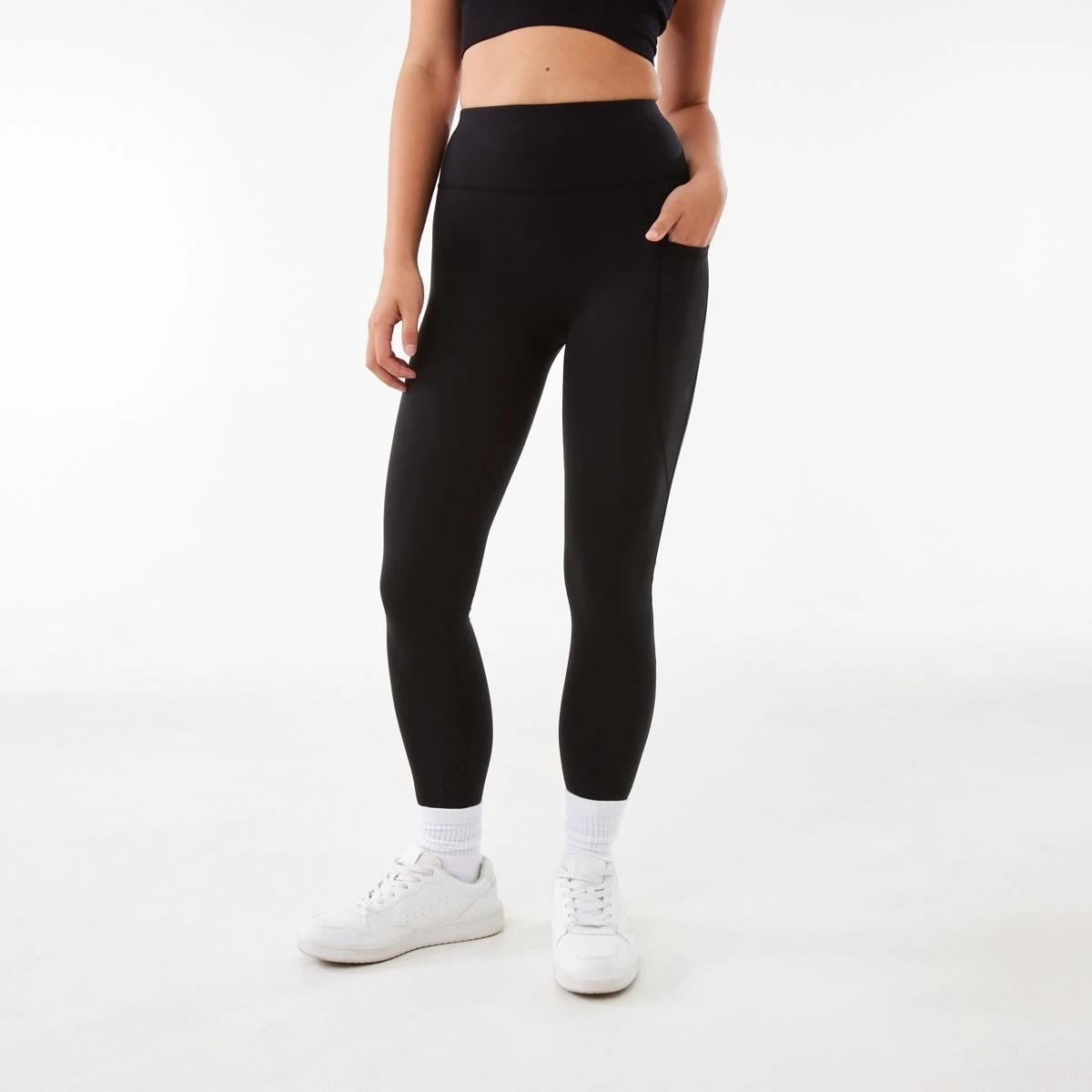 1 Active Womens Ultrasoft Leggings BLACK, 1 of 6