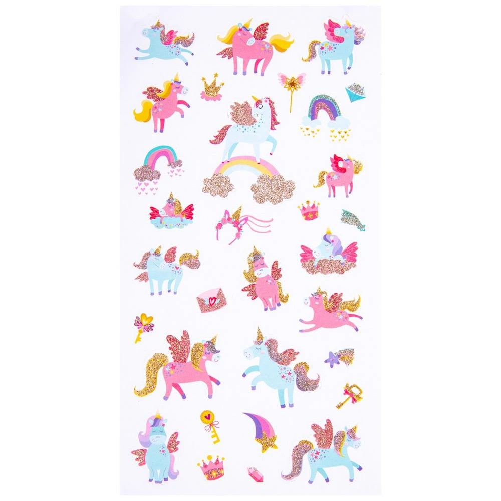 2 Learning Can Be Fun Unicorn Dreams Glitter Stickers, 2 of 3