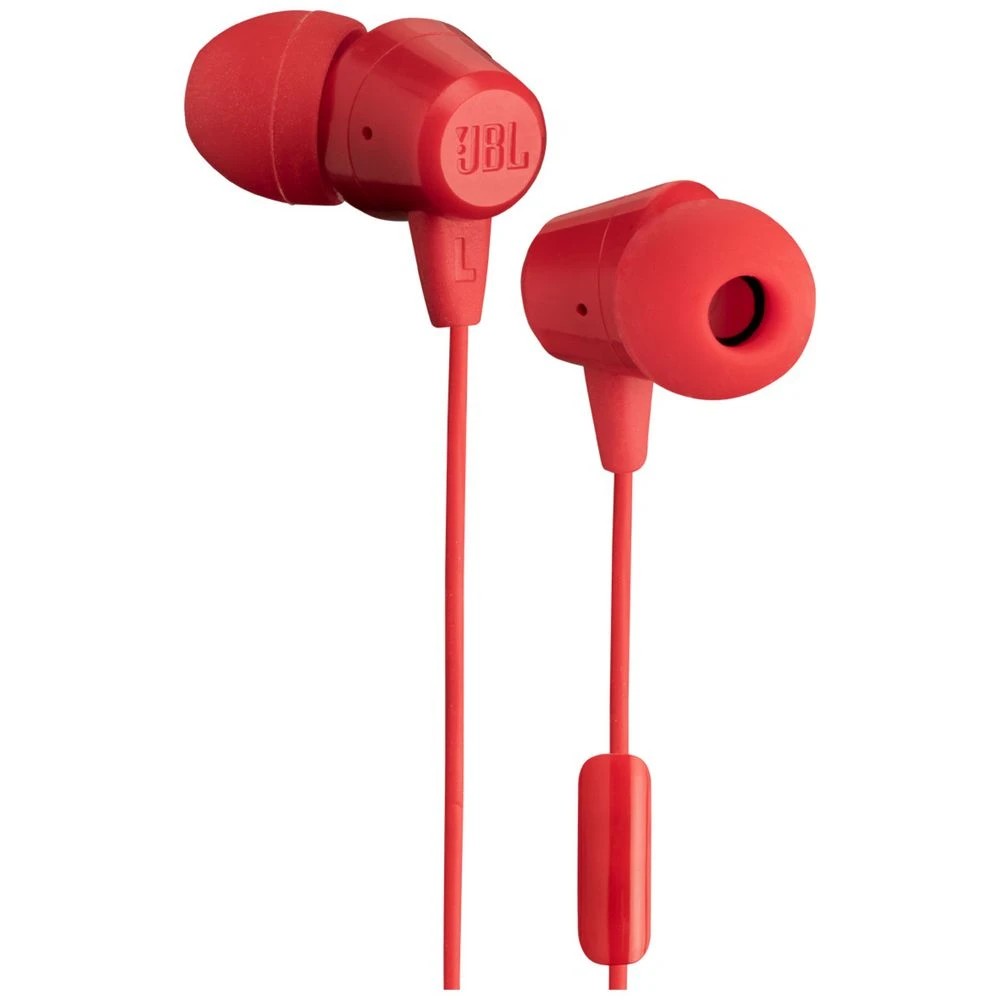 1 JBL C50HI Wired Earphones Red, 1 of 1