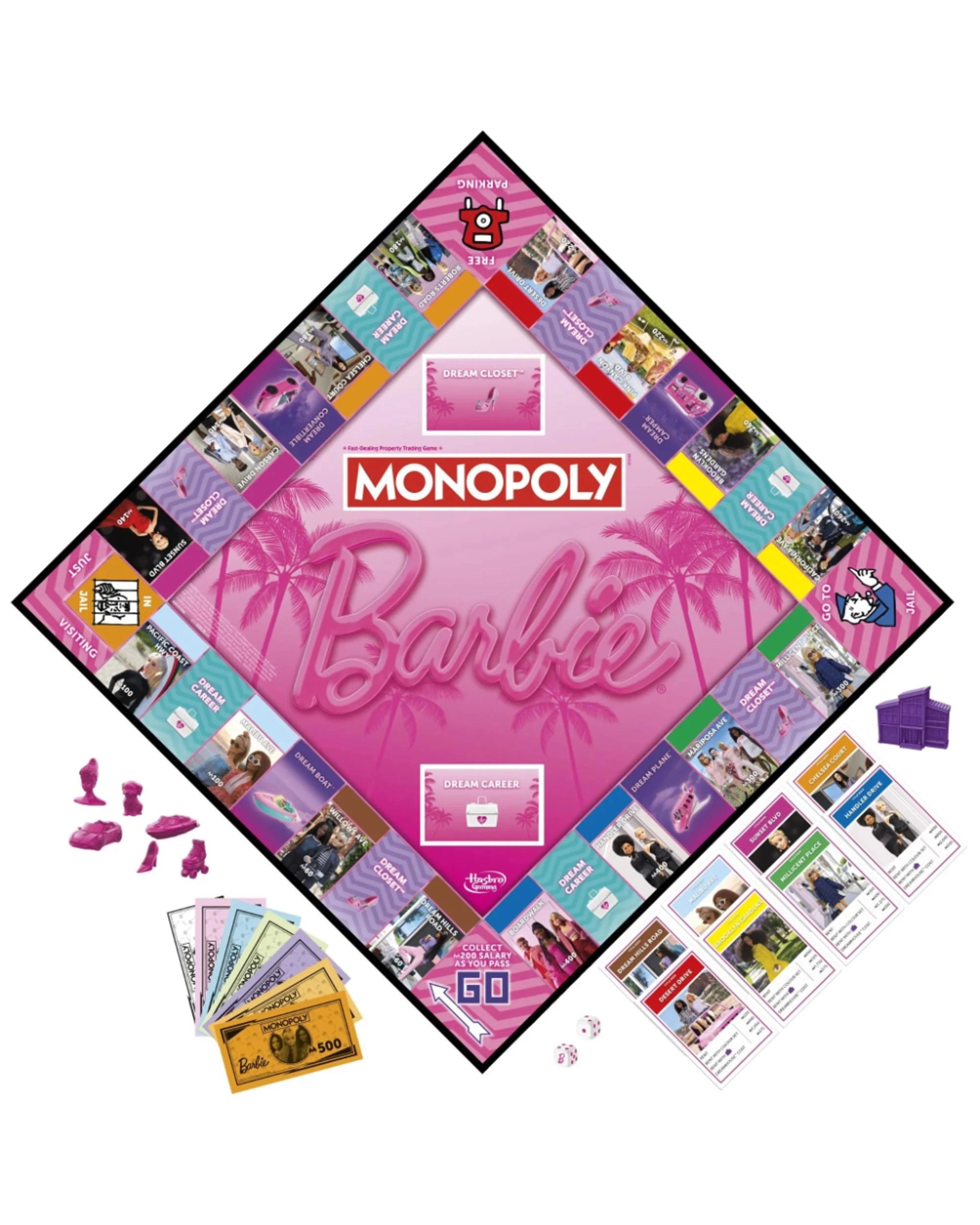 5 Monopoly Barbie Edition Board Game, 5 of 7
