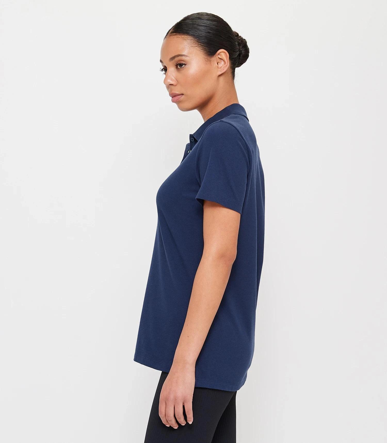 3 Target Active Pique Polo T-Shirt NAVY BLUE, 3 of 6