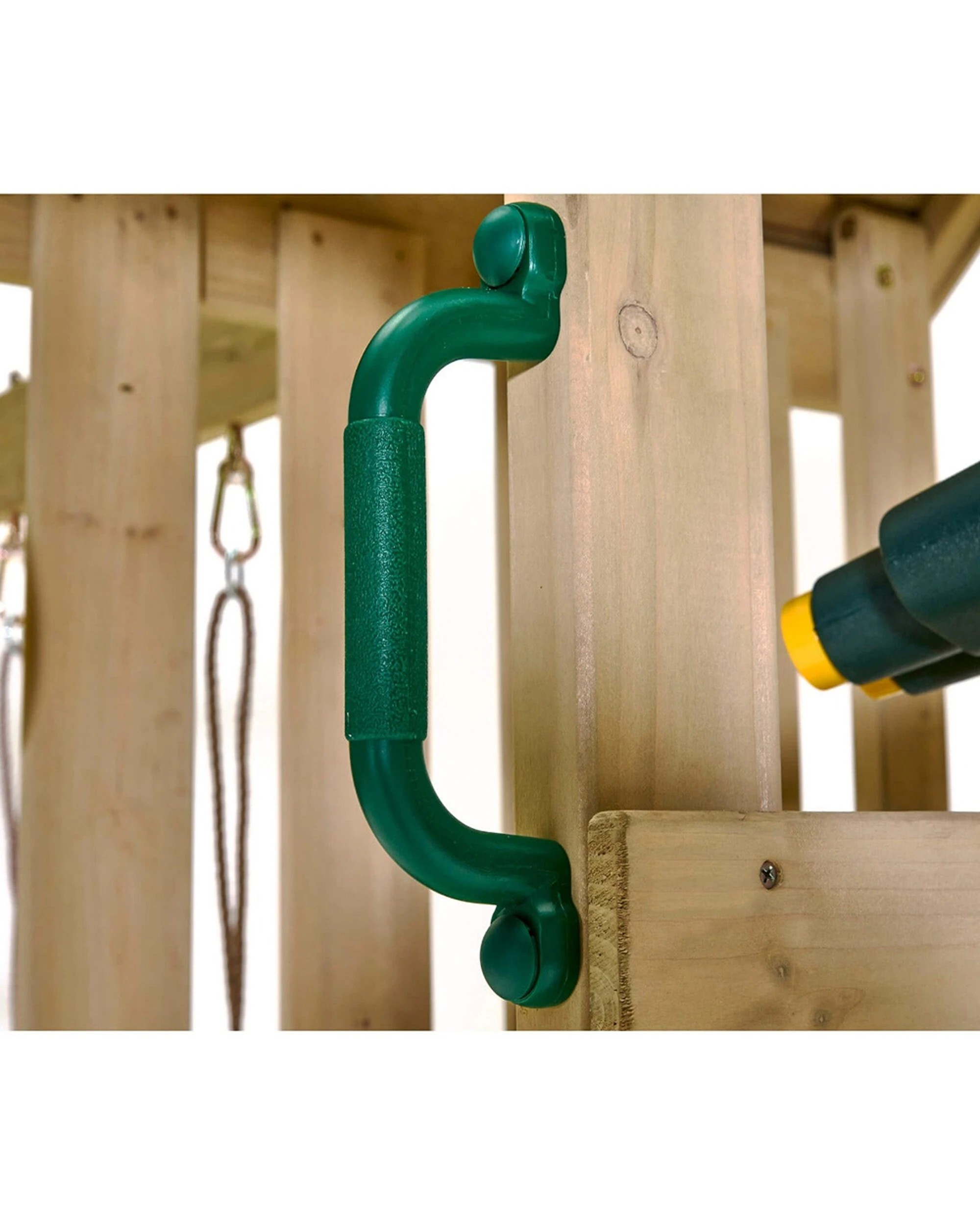 7 Plum Play Kids/Children Outdoor Lookout Tower Centre Swings & Monkey Bars Outdoor Playset - Green, 7 of 8