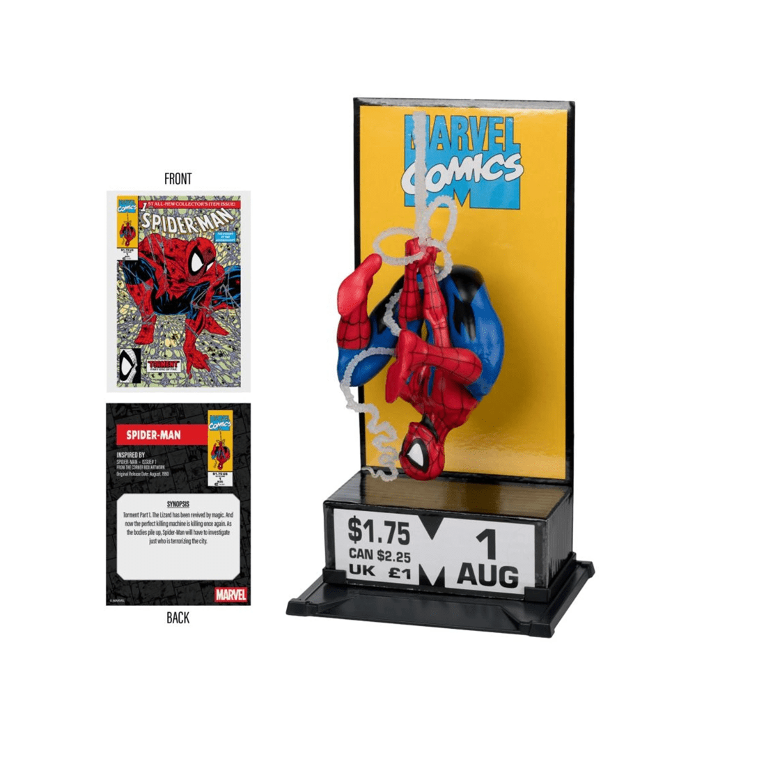 5 McFarlane Toys Marvel Collection Spider-Man #1 Spider-Man 1:10 Scale Figure, 5 of 8