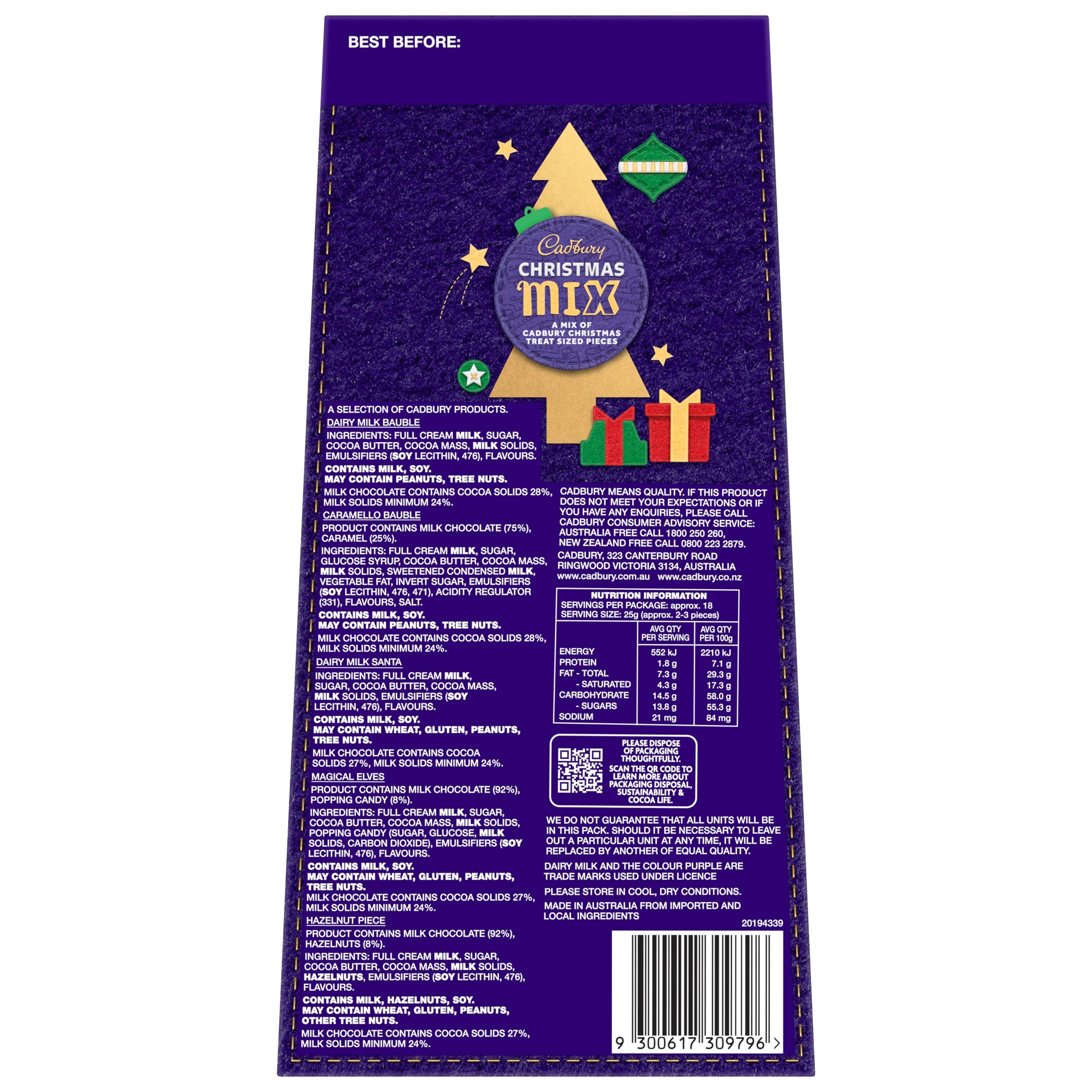 3 Cadbury Christmas Mix 471g, 3 of 3