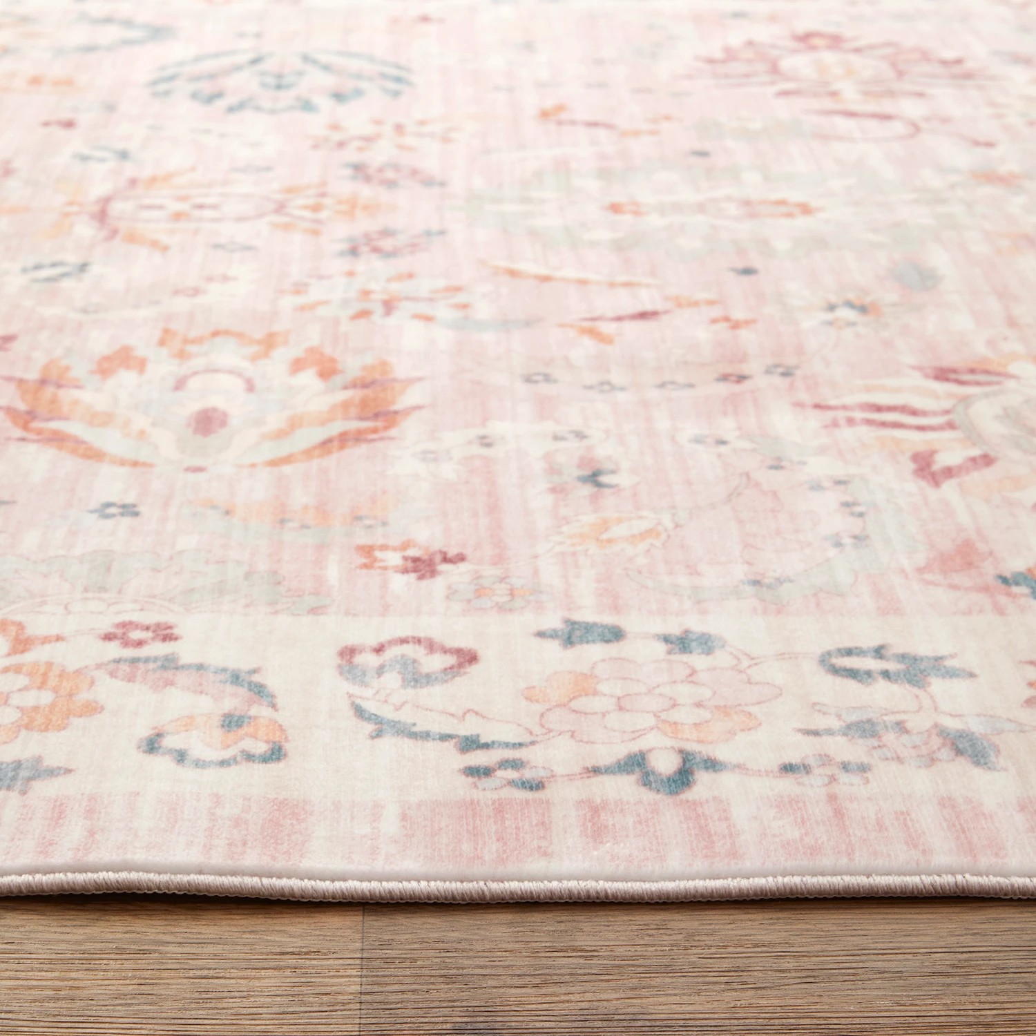 3 Common Ground Rugs Vitality Amira Washable 320x230cm - Extra Large Floor Rug - Pink, 3 of 7