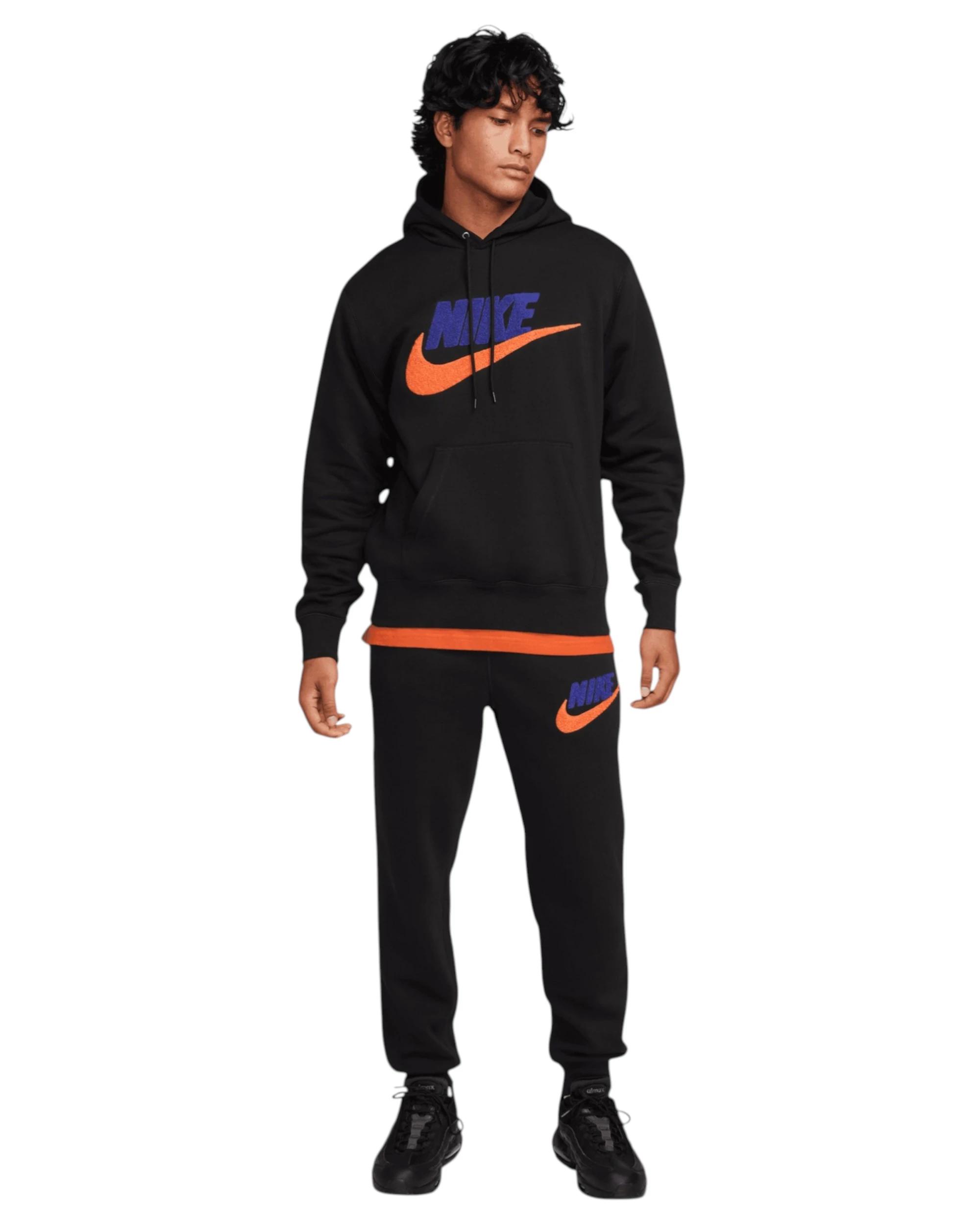 6 Nike Mens Club Fleece Joggers Black Trackies BLACK, 6 of 6