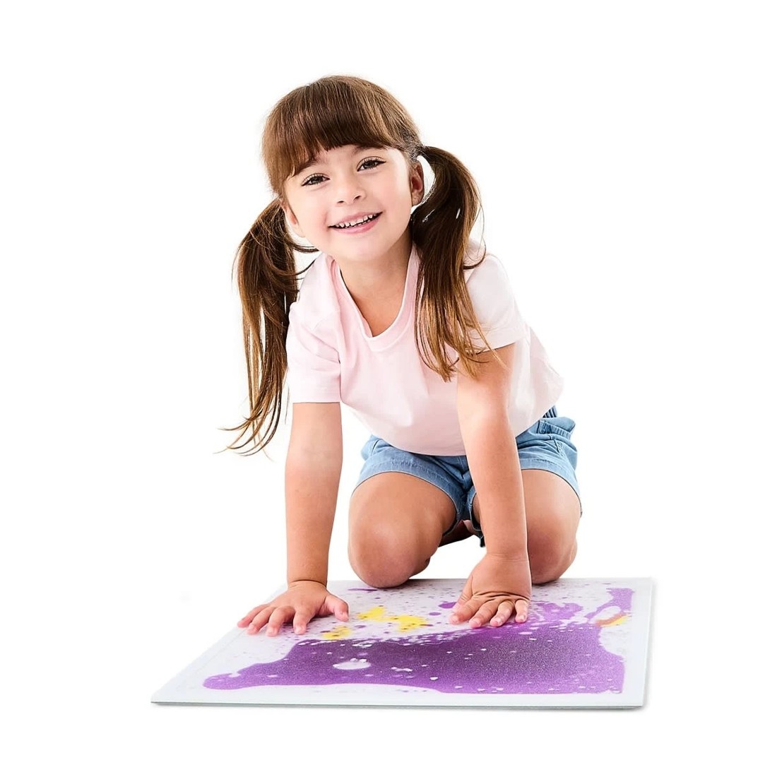 1 Sensory Tile - Purple, 1 of 6