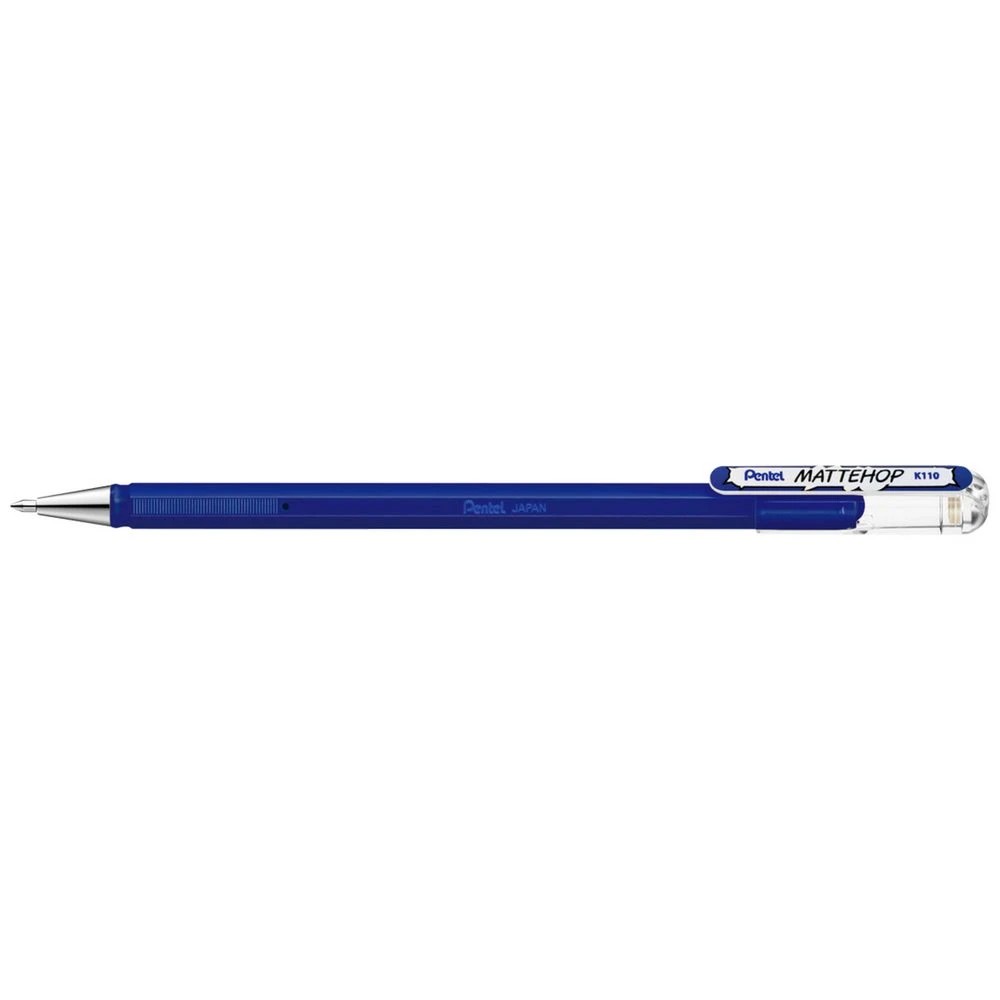 2 Pentel Mattehop Gel Pen 1.0mm Blue, 2 of 2