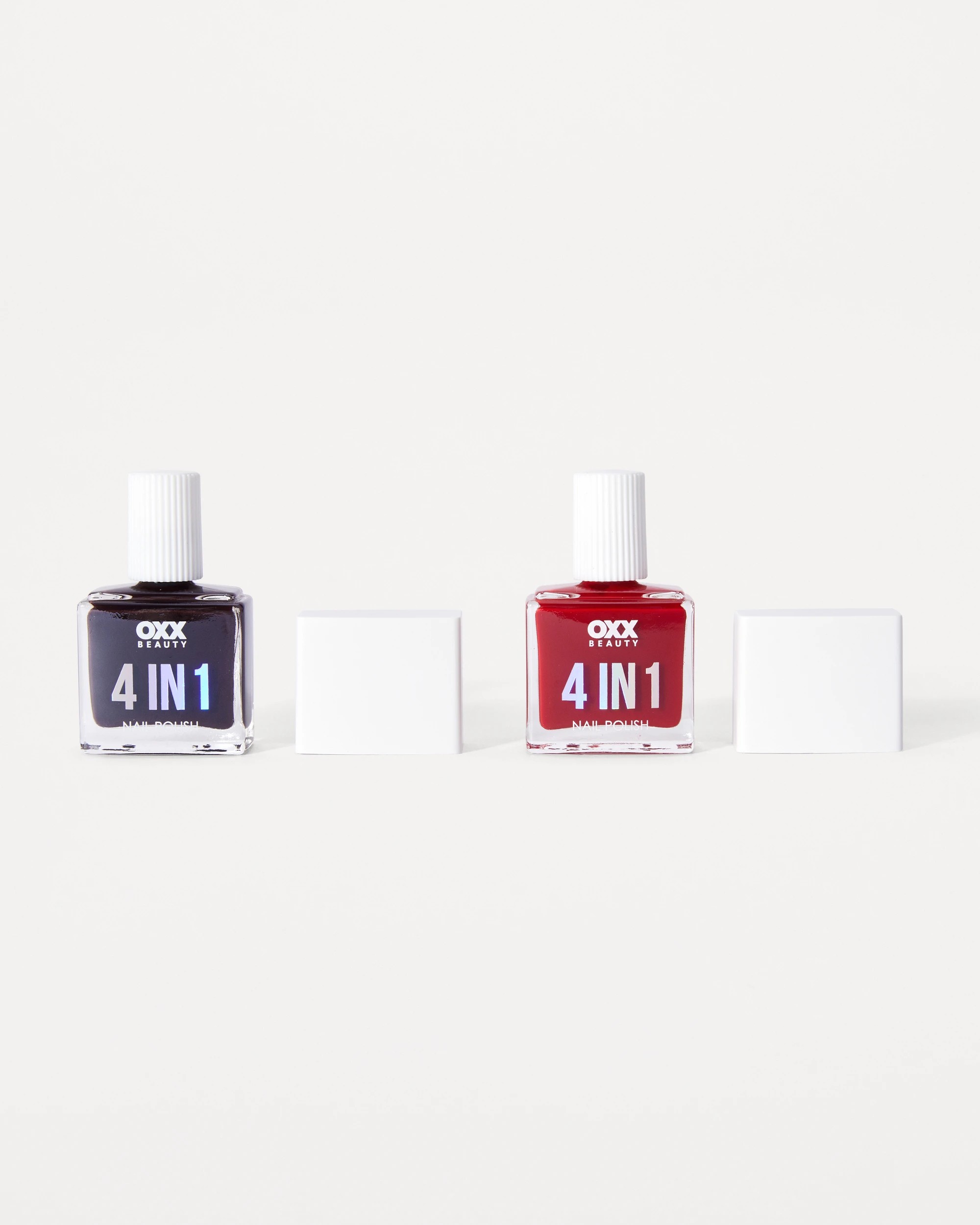 4 OXX Beauty 4-in-1 Nail Polish Duo - Berry Flame, 4 of 6