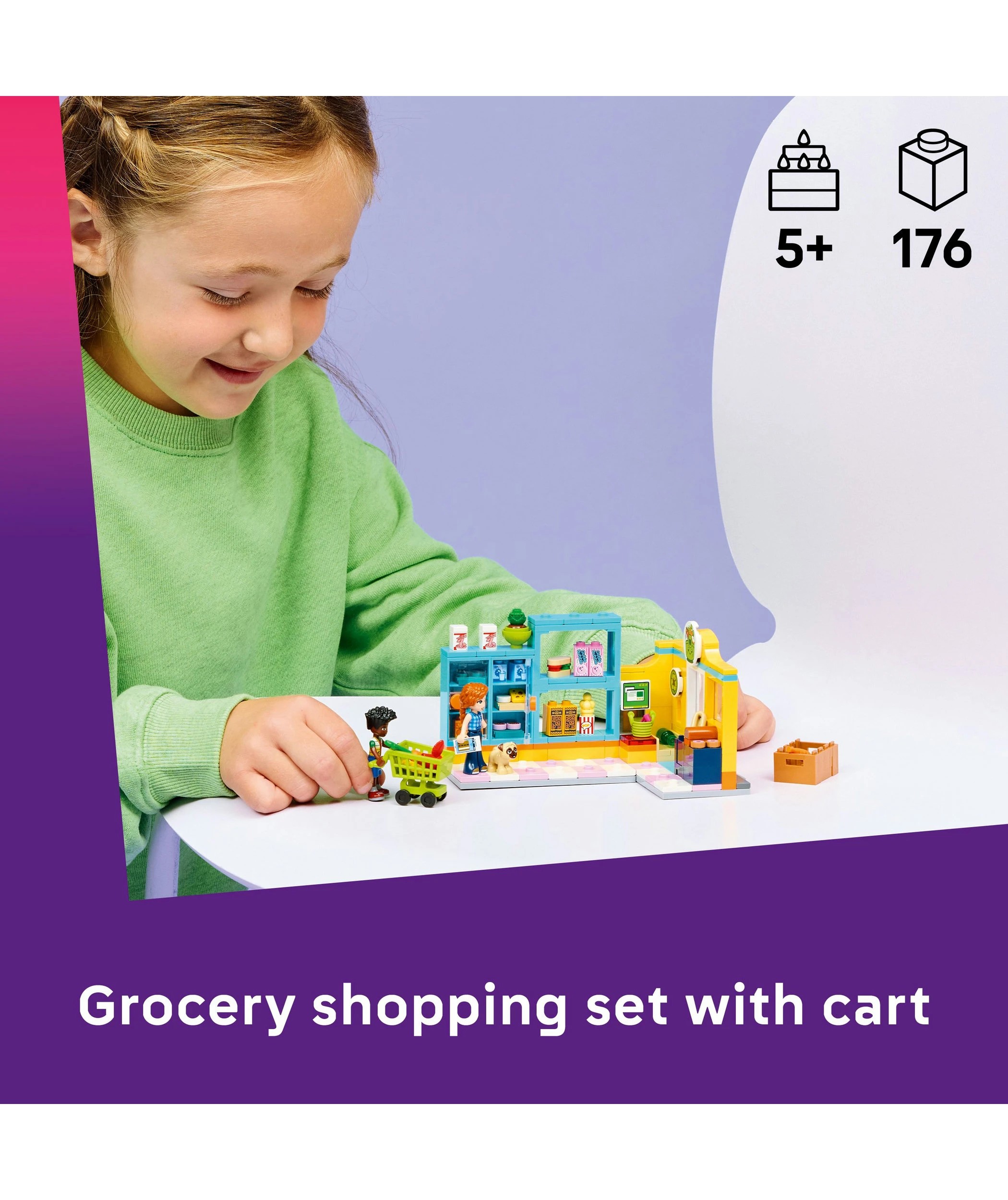 3 LEGO® Friends Heartlake City Mini Supermarket 42680 - Multi, 3 of 10