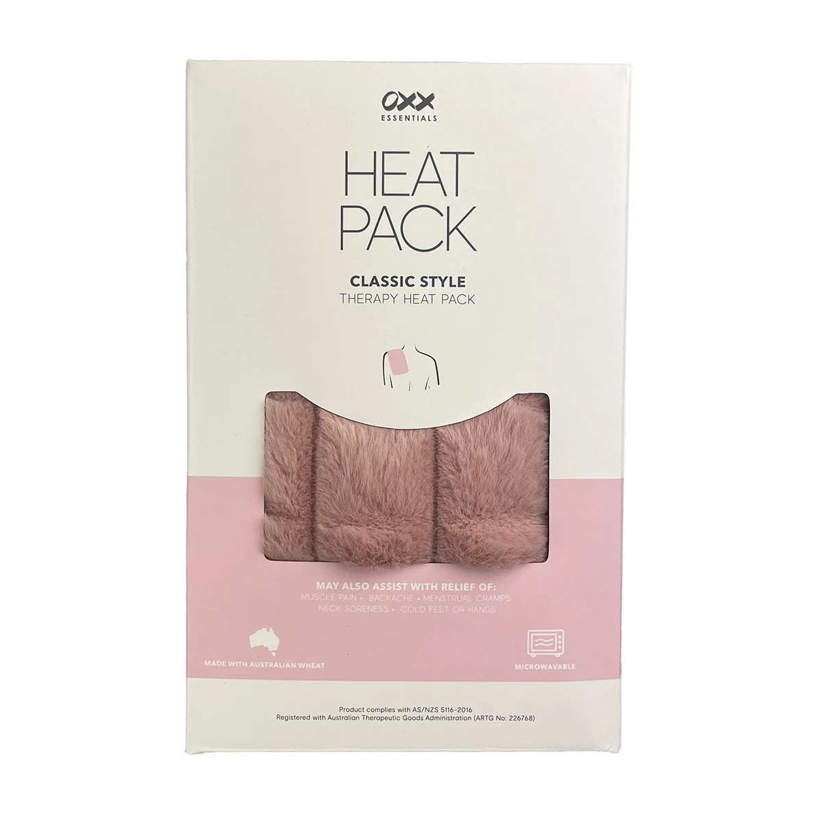 1 OXX Essentials Classic Style Therapy Heat Pack - Pink, 1 of 4