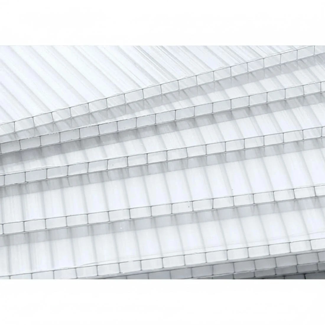 5 Green Fingers Greenhouse Aluminium Polycarbonate Green House Garden Shed - Clear, 5 of 6