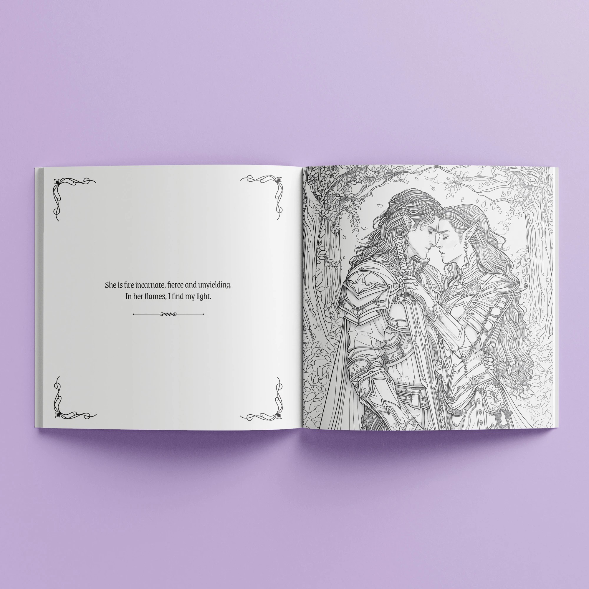 7 Art Maker Ultimate Romantasy Colouring Kit - Book, 7 of 7