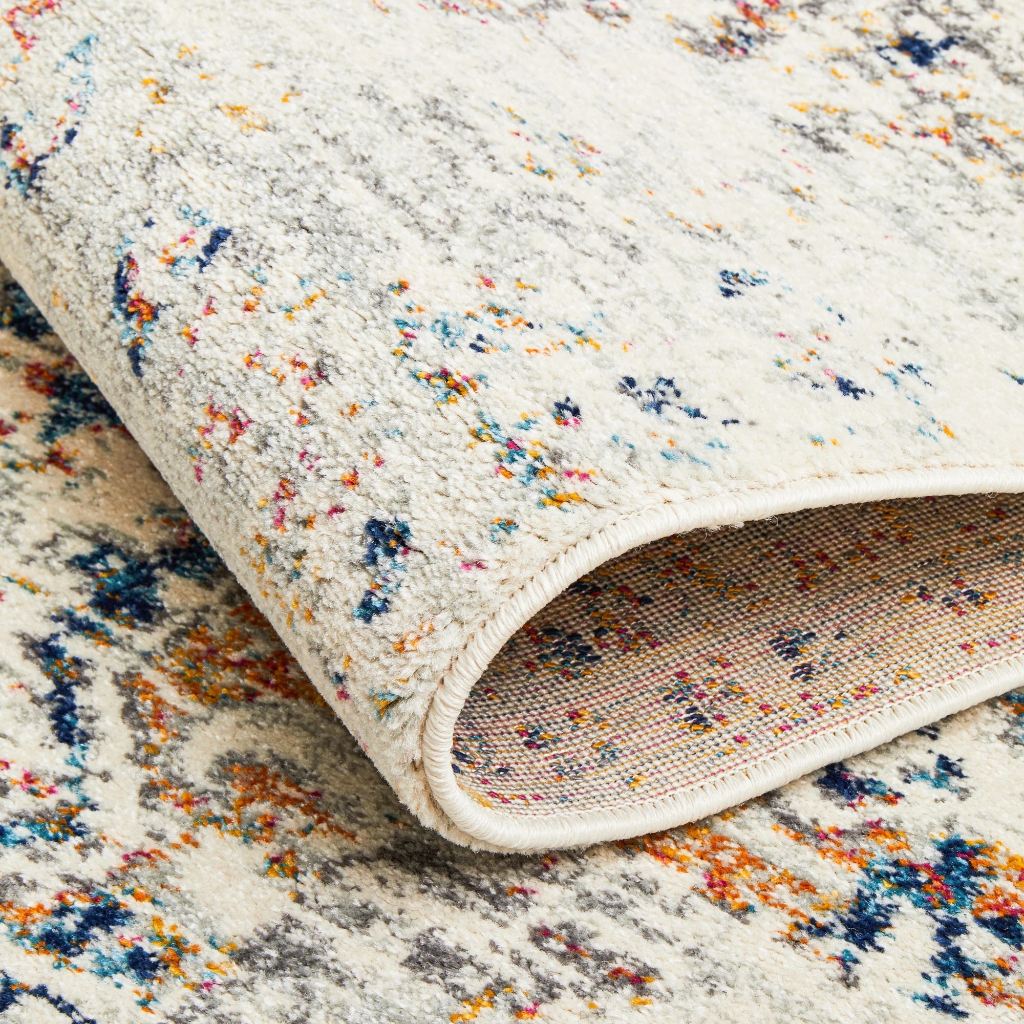 9 Common Ground Rugs Era 911 290x200cm - Large Indoor Floor Rug - White, 9 of 9