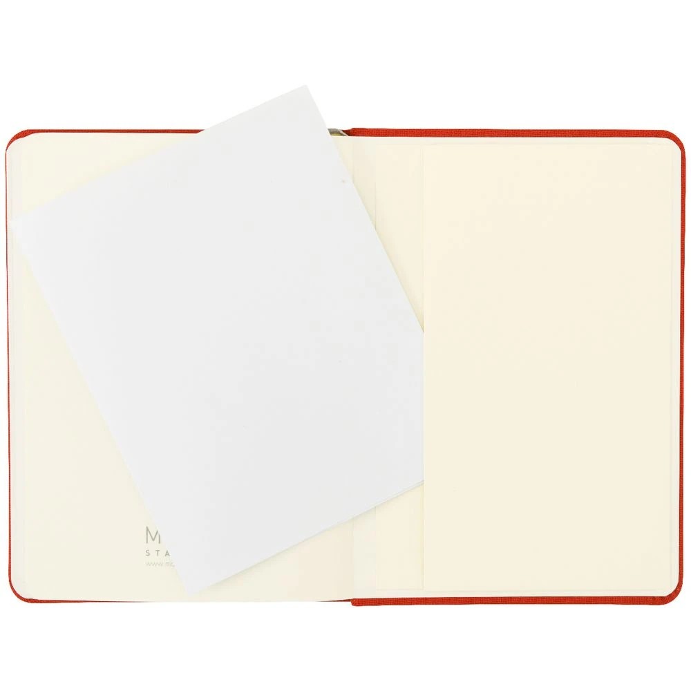 5 Modena A6 Linen Plain Notebook Orange, 5 of 5