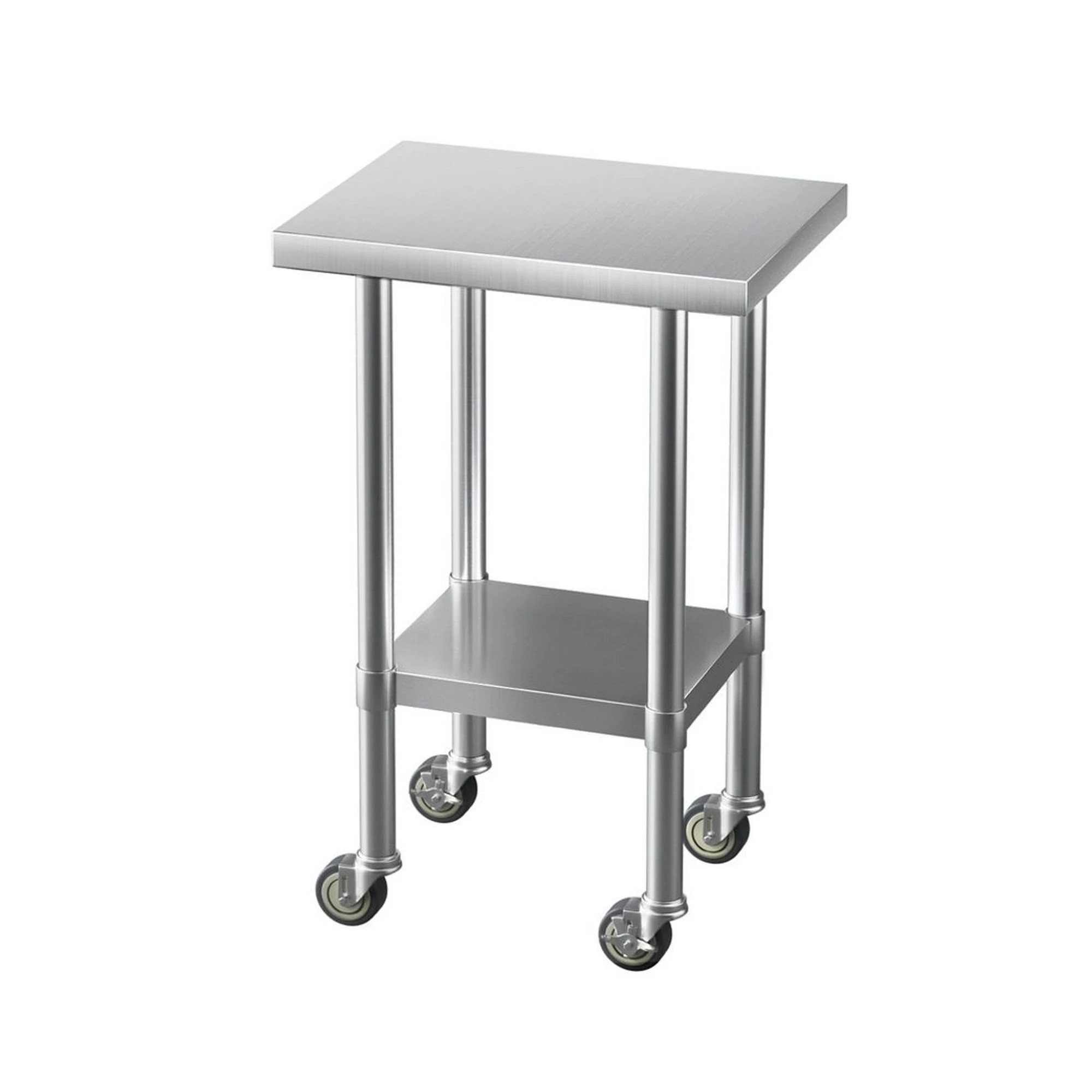 4 Cefito Stainless Steel Kitchen Benches Work Bench Wheels - Multi, 4 of 7