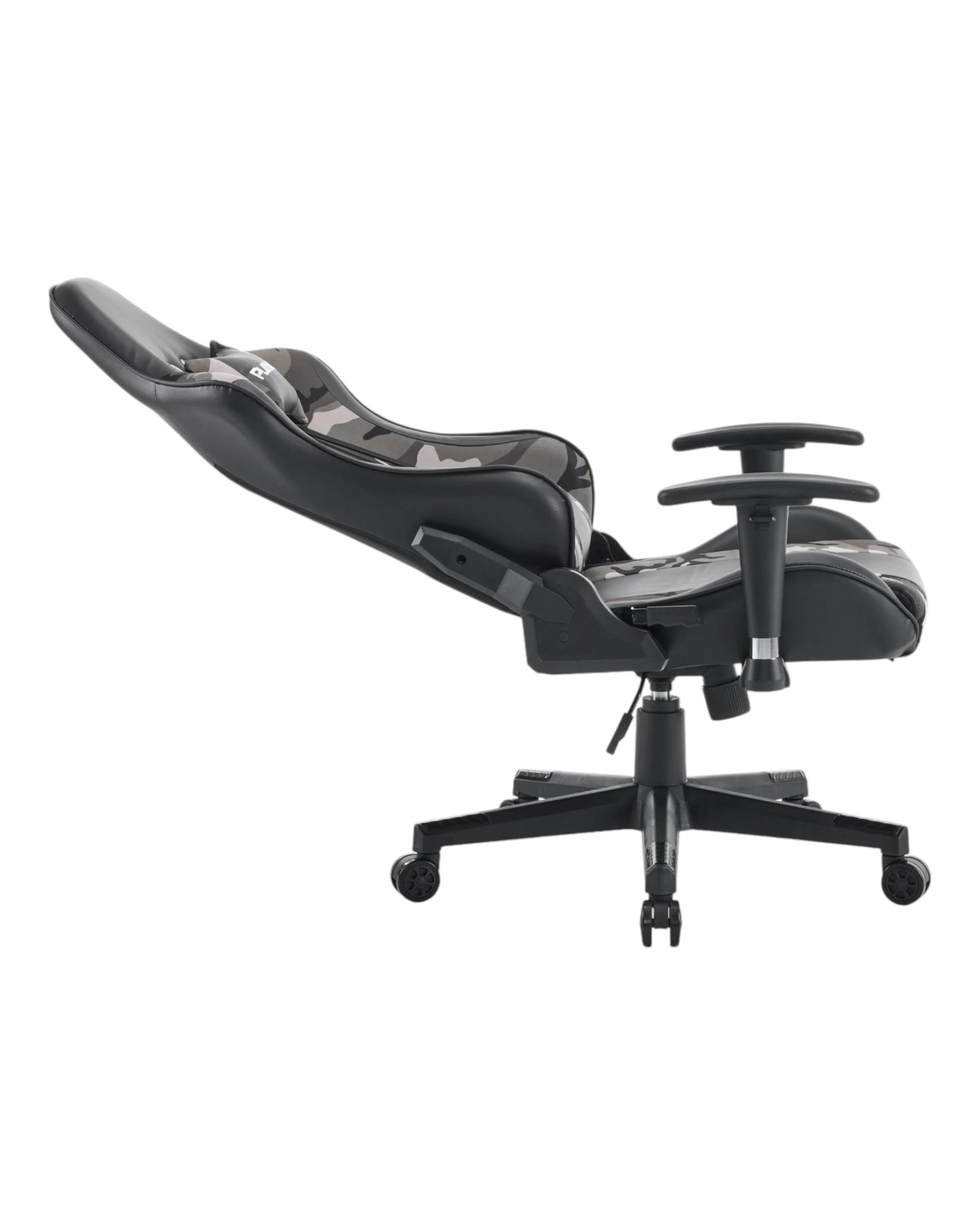4 Playmax Elite Fabric Gaming Chair - Black and Grey Camo - Multi, 4 of 7