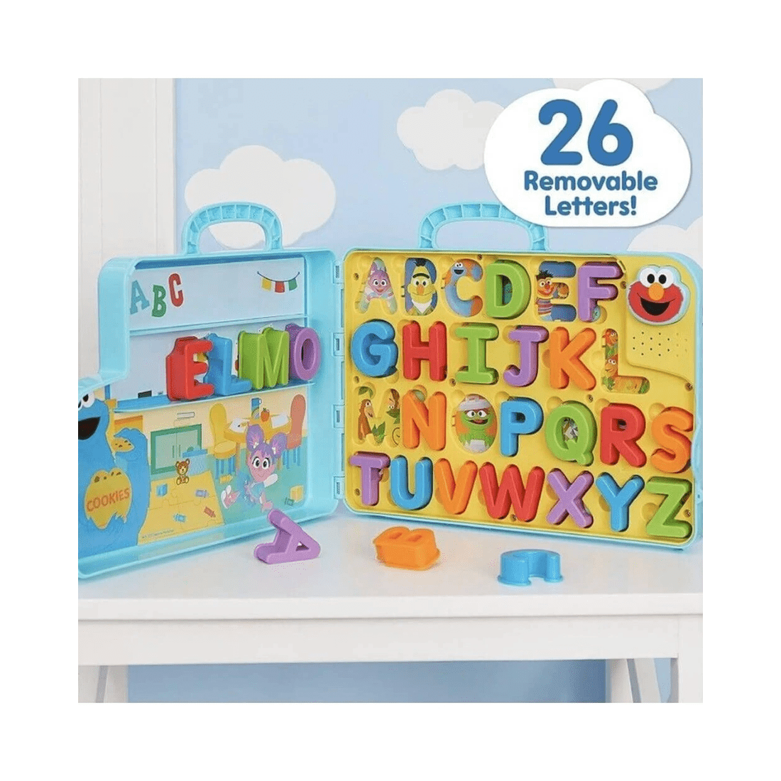 3 TRENDS INTERNATIONAL Sesame Street Elmo's Learning Letters Educational Toy, 3 of 6