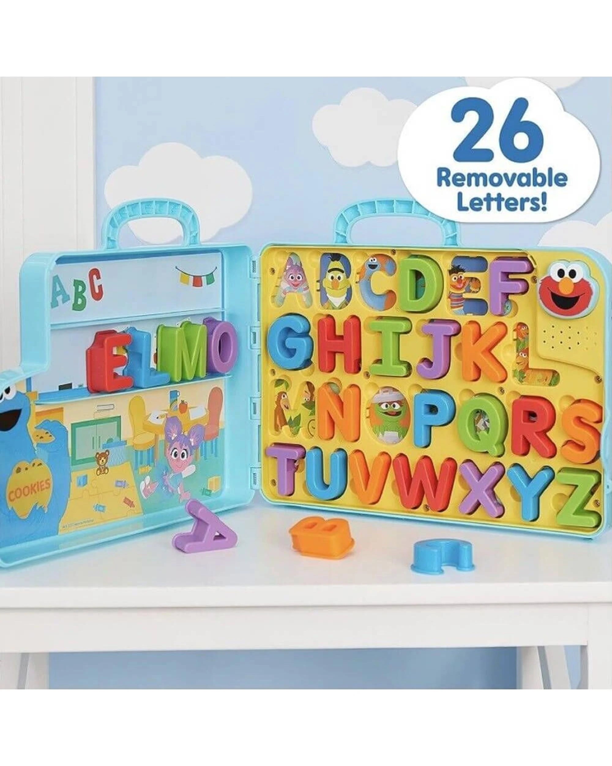 3 TRENDS INTERNATIONAL Sesame Street Elmo's Learning Letters Educational Toy, 3 of 6