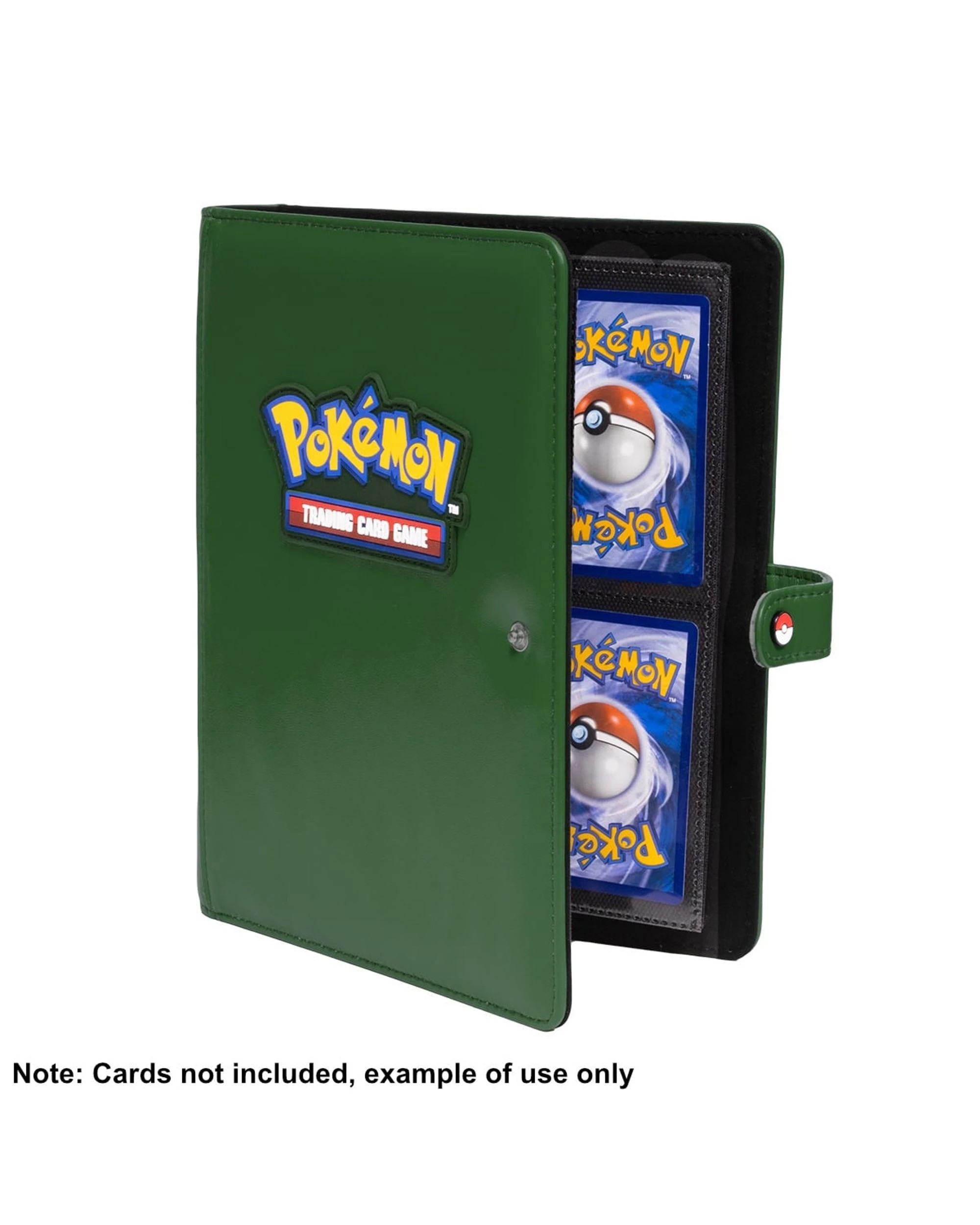 1 UItra Pro Pokemon 4 Pocket Premium Snap Binder - Green, 1 of 1
