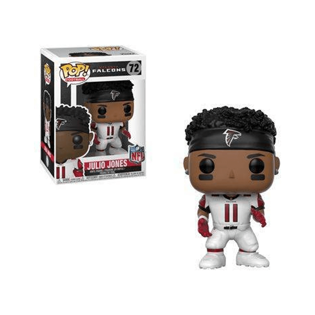 2 POP Julio Jones Pop Vinyl NFL Action Figure 10cm Sports Collectible Boxed - Multi, 2 of 3