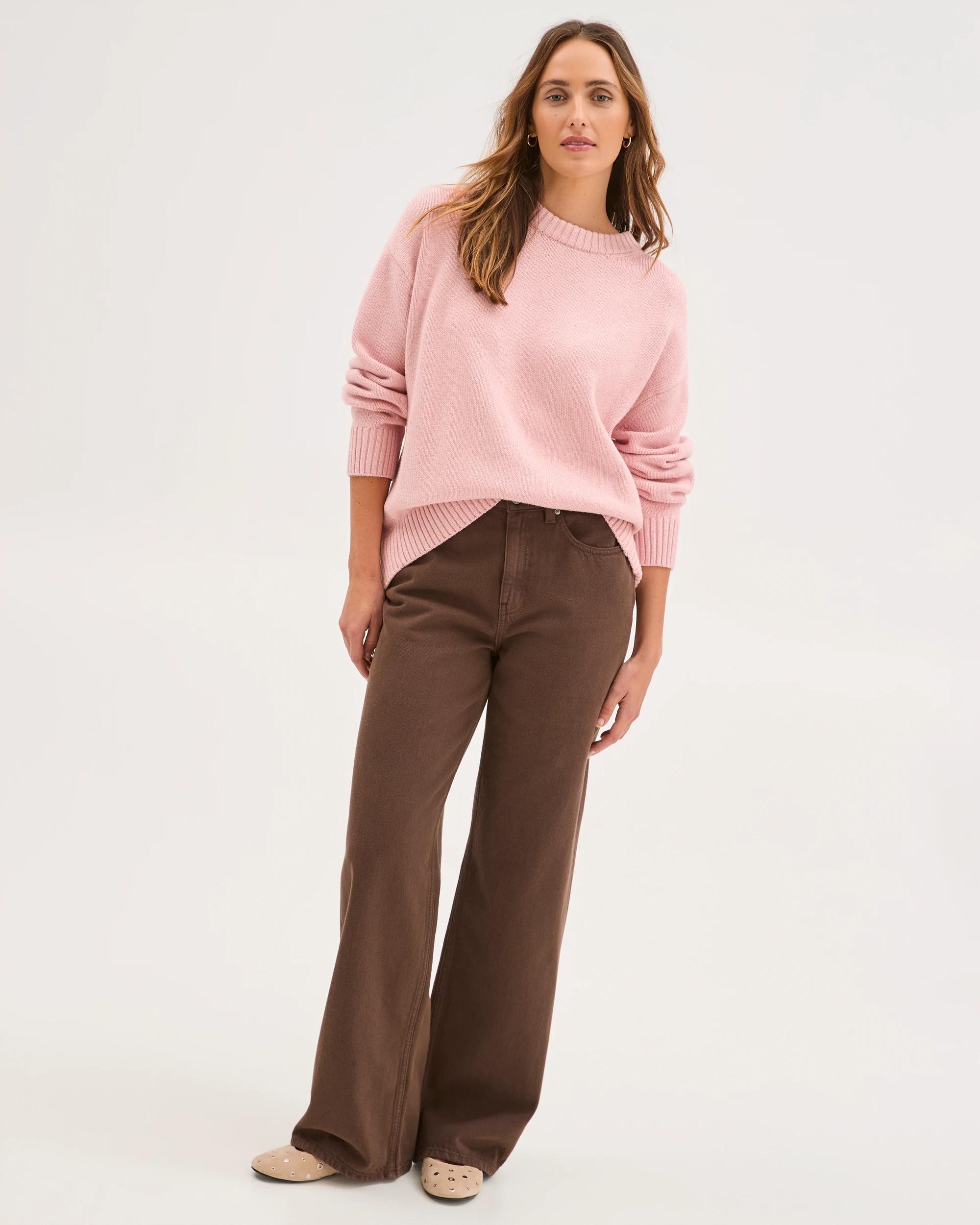 2 Target Woman Australian Cotton Blend Oversized Jumper FAIRY FLOSS, 2 of 9