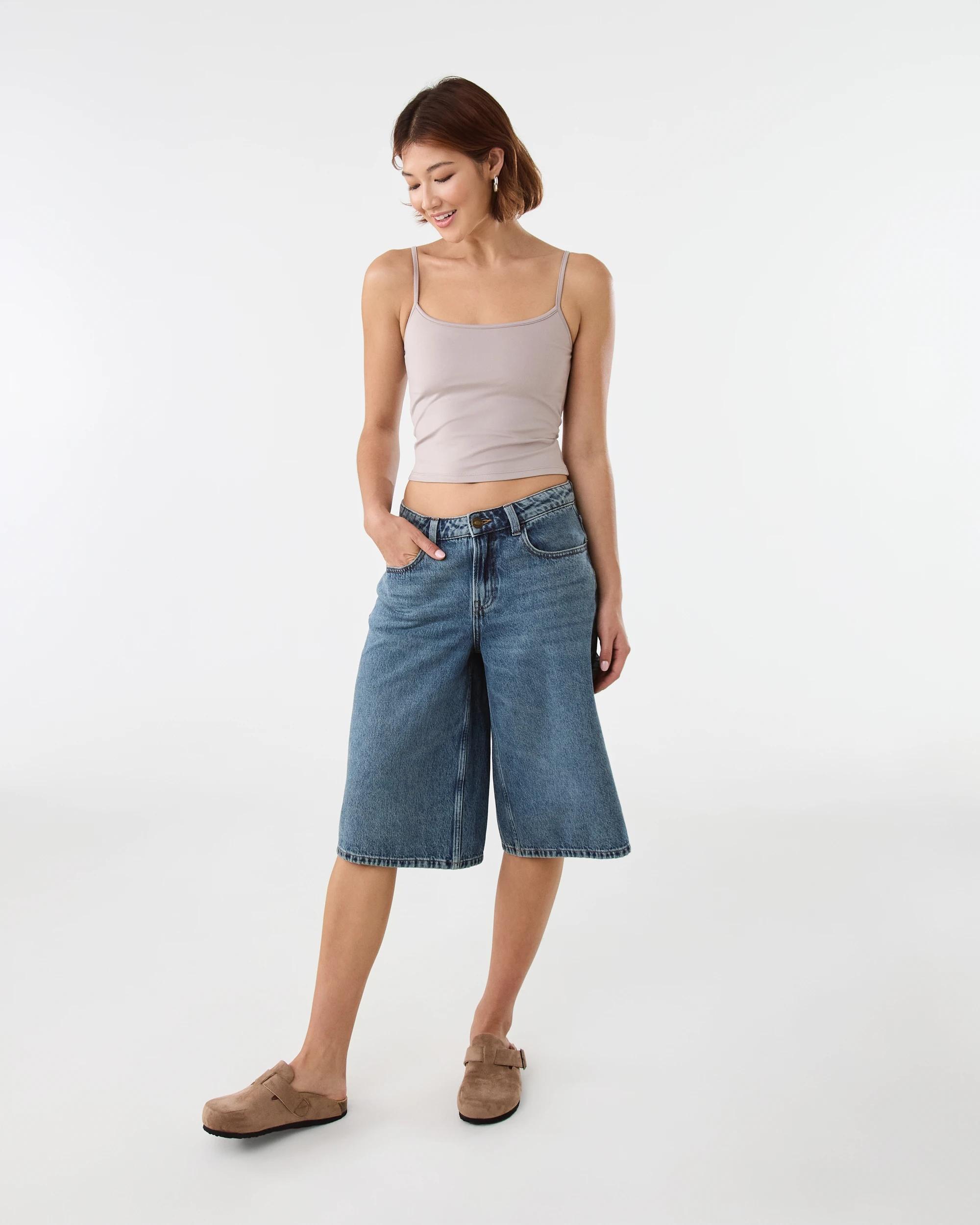 2 Carpenter Jorts Mid Wash, 2 of 9