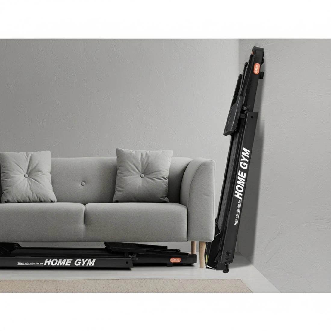 4 Everfit Treadmill Electric Home Gym Fitness Exercise Fully Foldable 420mm - Black, 4 of 7