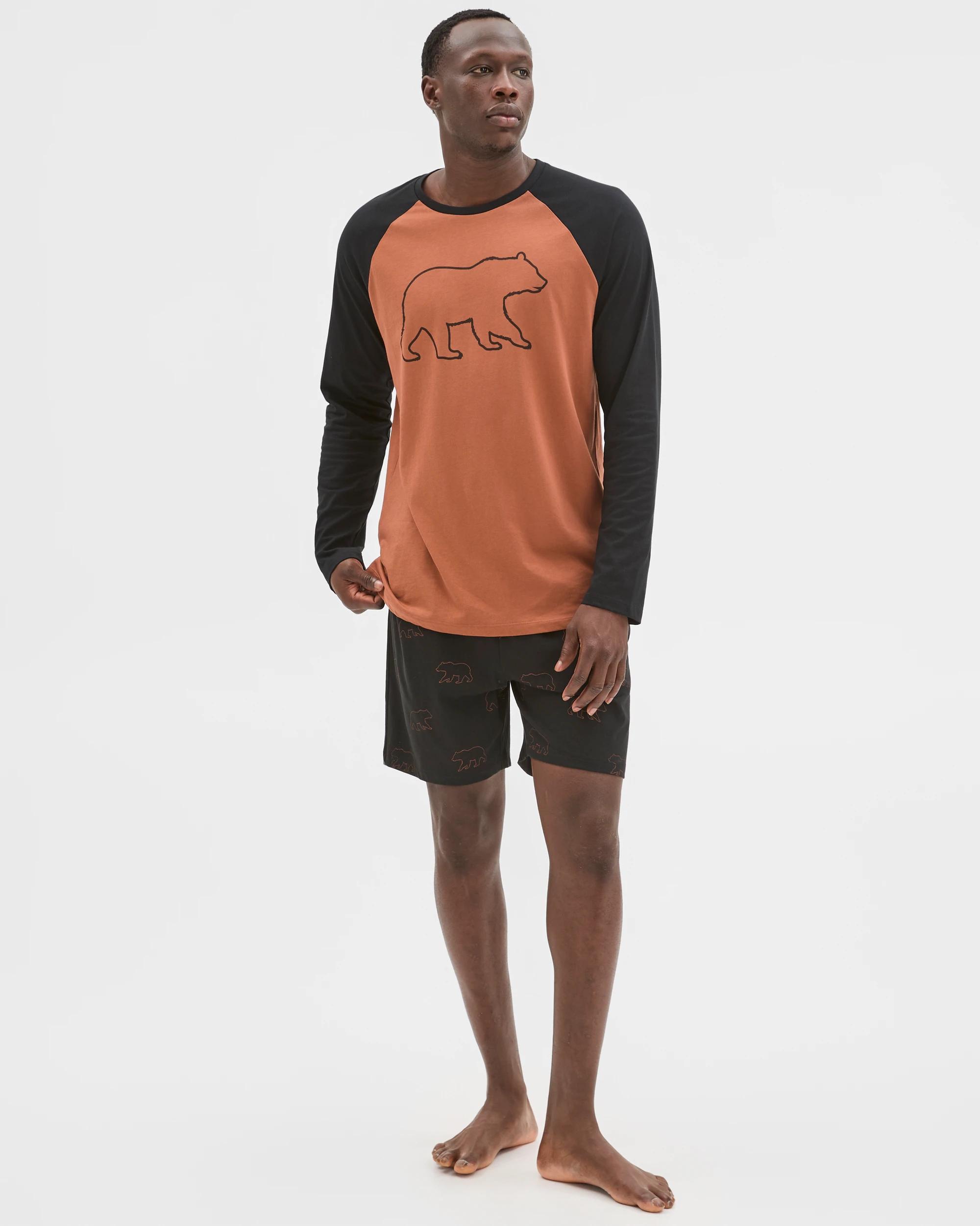 2 Maxx Australian Cotton Sleep Shorts PAPA BEAR, 2 of 6