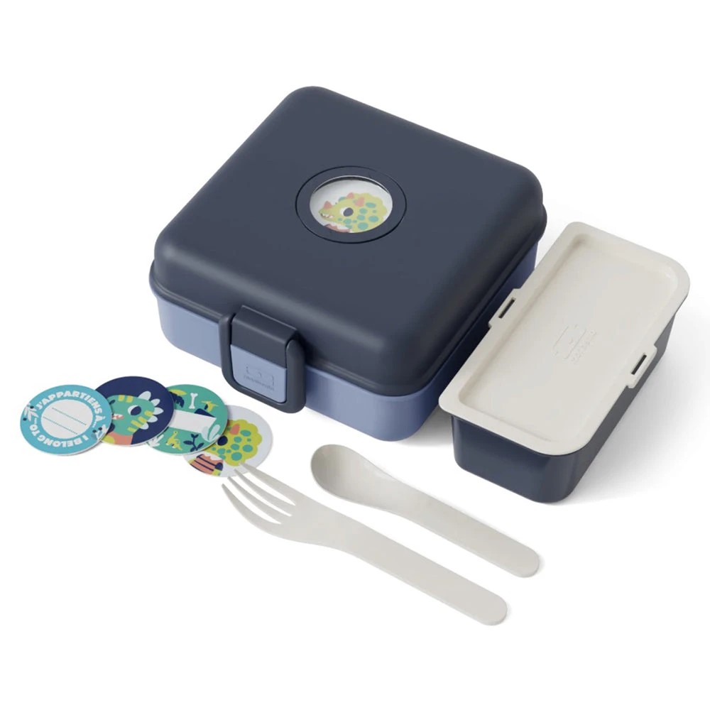 4 Monbento Mb Sandwich Lunch Box Snacky - Blue, 4 of 4