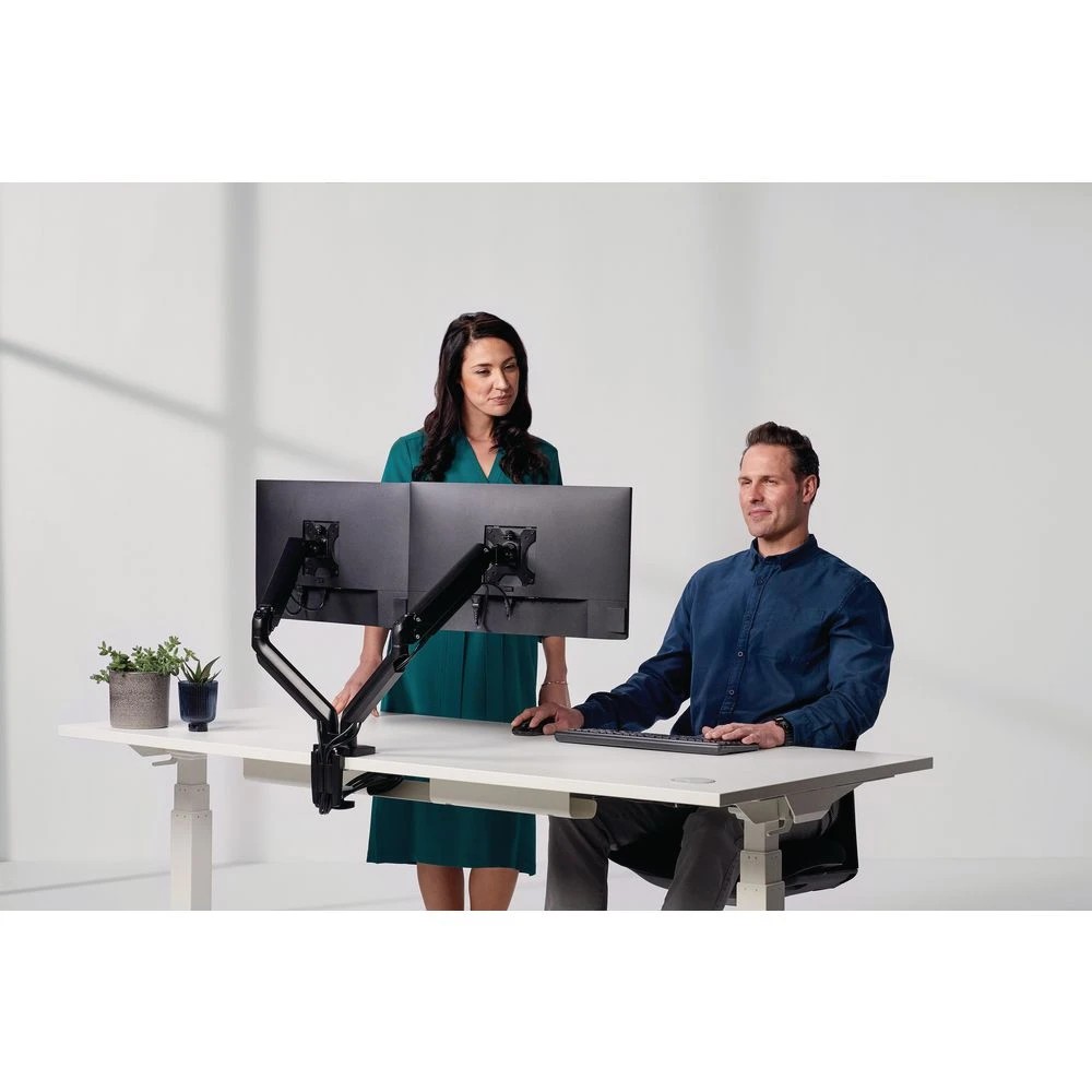 9 Fellowes Platinum Series Dual Monitor Arm 17"-40", 9 of 10
