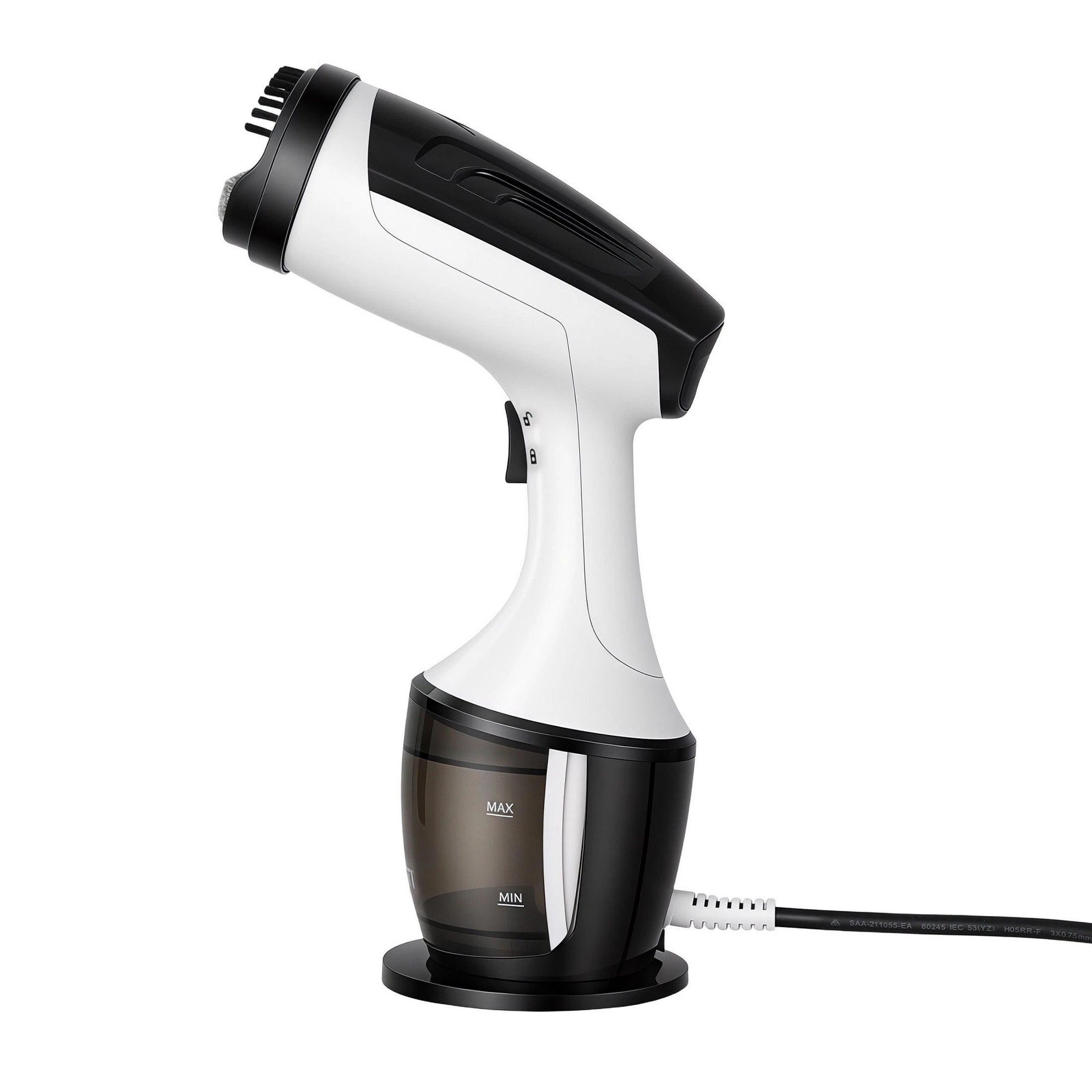 3 Devanti Clothes Steamer 1500W Fast 30s Heat-Up Portable Handheld Steam Iron for Home Travel Business - White, 3 of 9