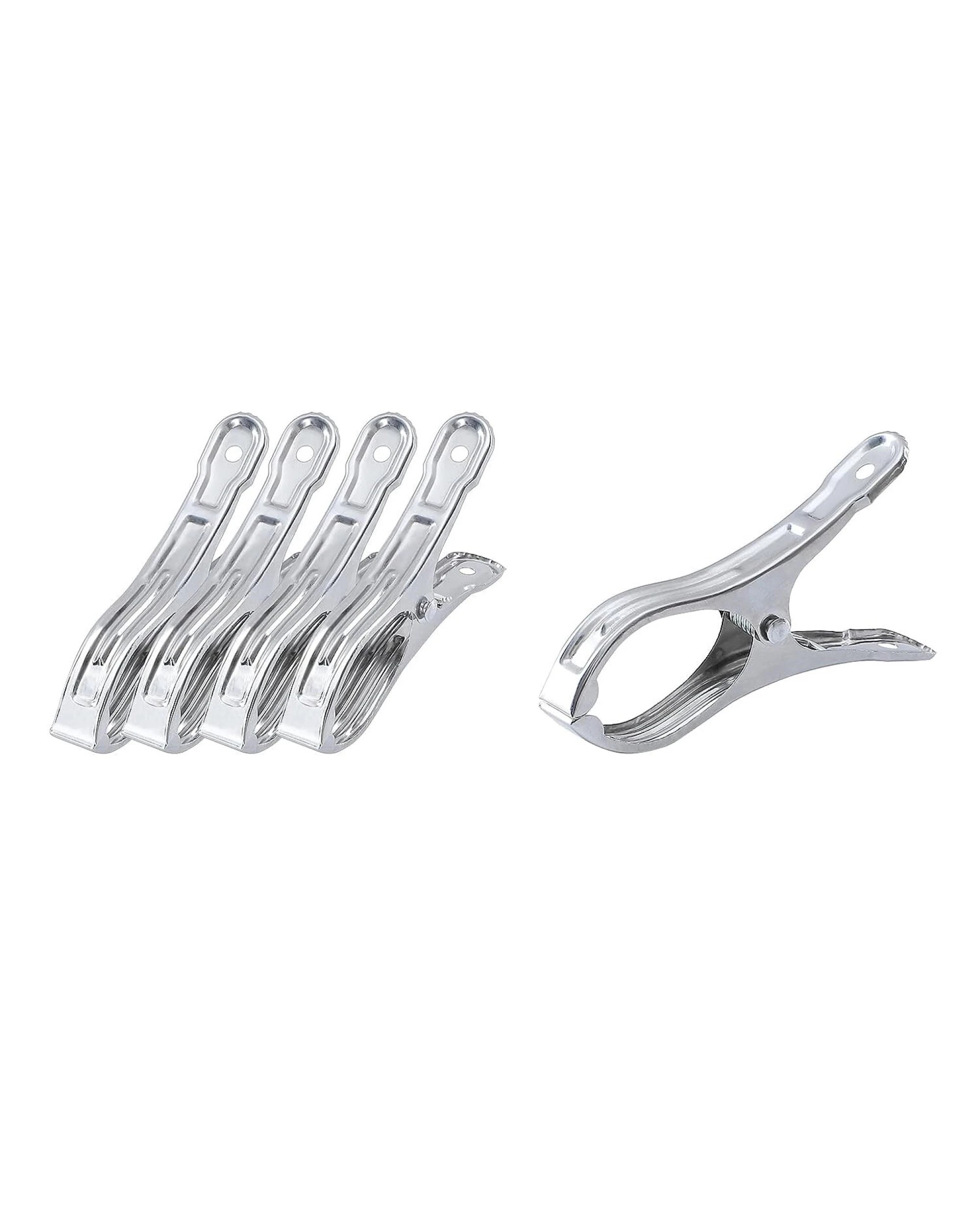 1 BR Home 6x Stainless Steel Clothes Pegs Laundry Clips Washing Line, 1 of 4