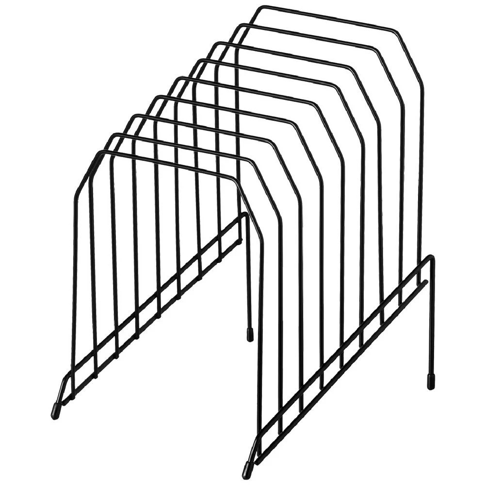 1 Wire Desktop Organiser 8 Slots Black, 1 of 3