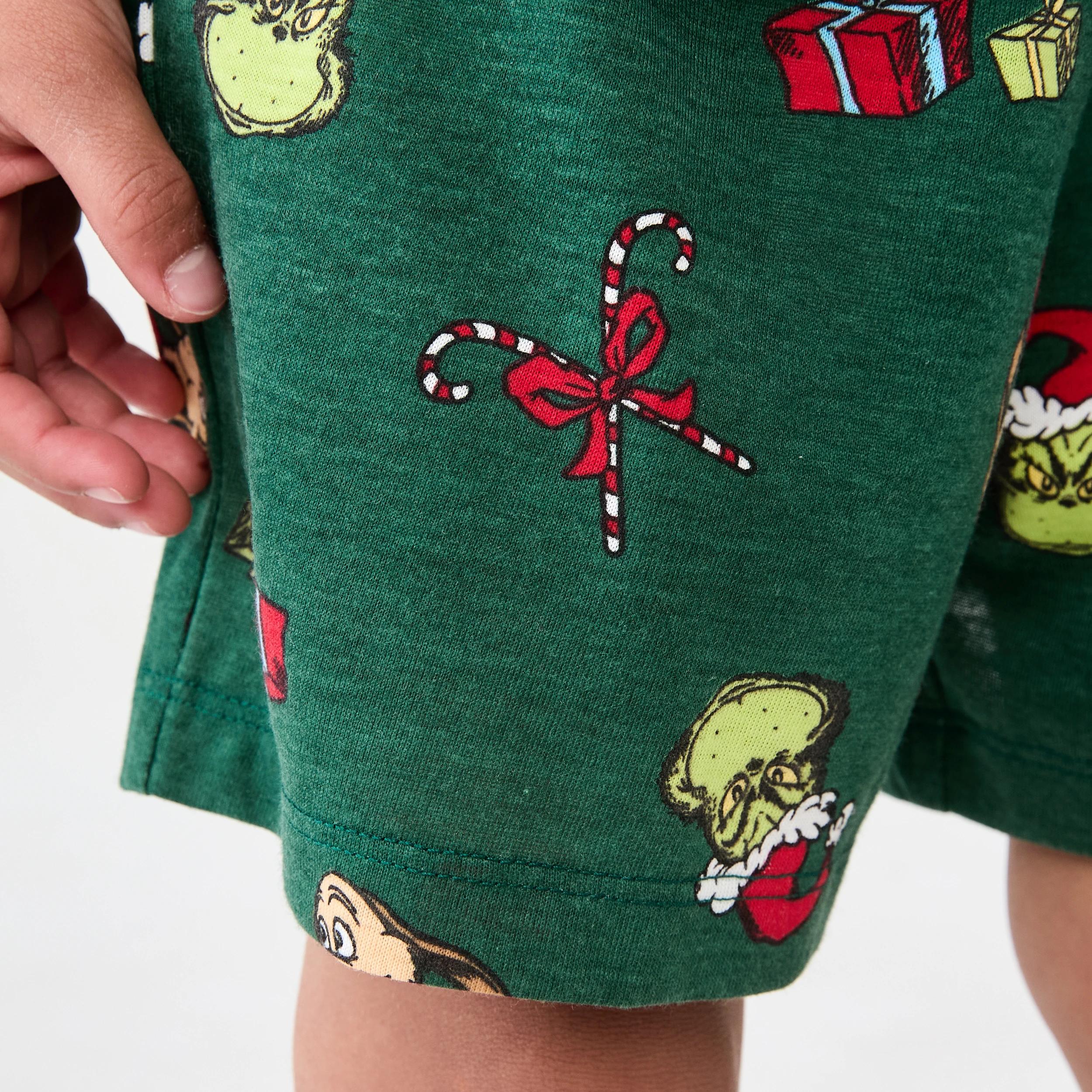 6 The Grinch License Christmas Family Matching Knit Pyjama Set GRINCH FAMILY, 6 of 10