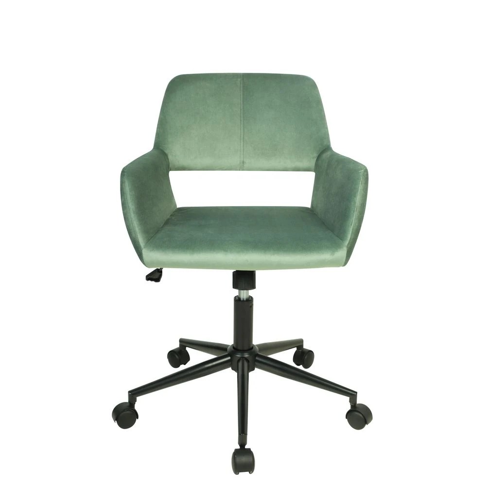 3 Otto Nordby Desk Chair Velvet Green Ergonomic Chairs and Desk Chairs, 3 of 10