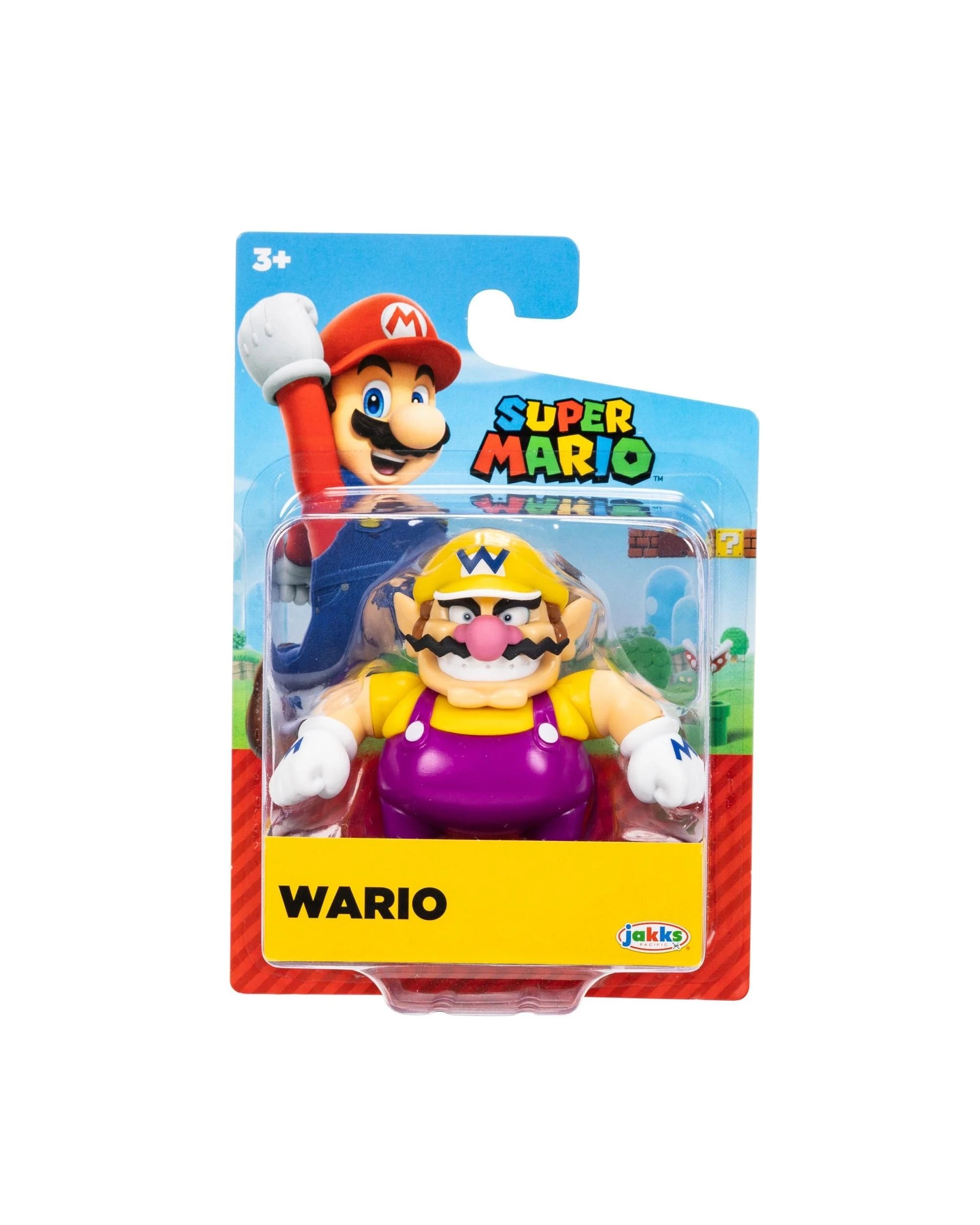1 Super Mario 2.5 inch Wario Figure, 1 of 9
