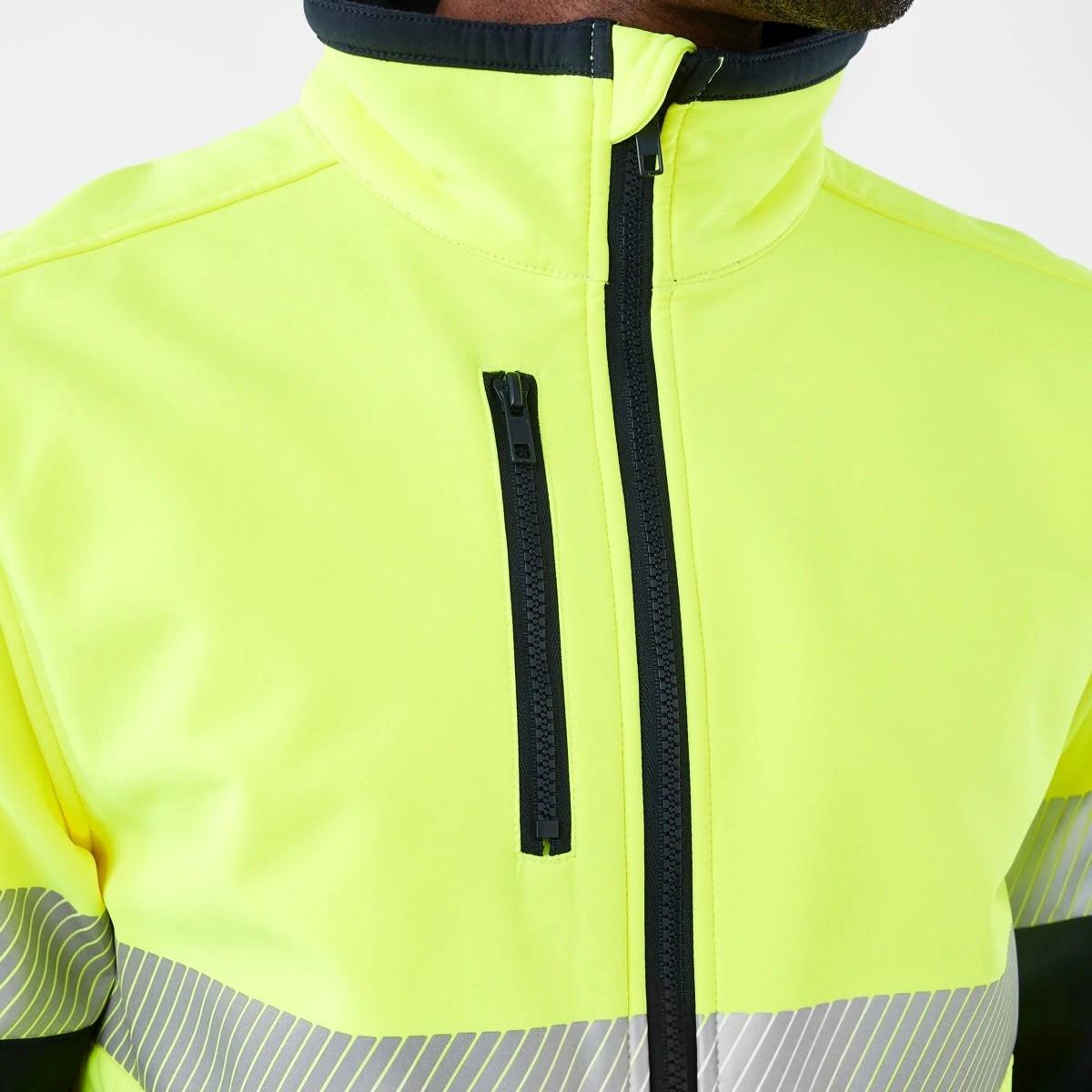 7 Hi-Visibility Softshell Jacket Yellow, 7 of 8