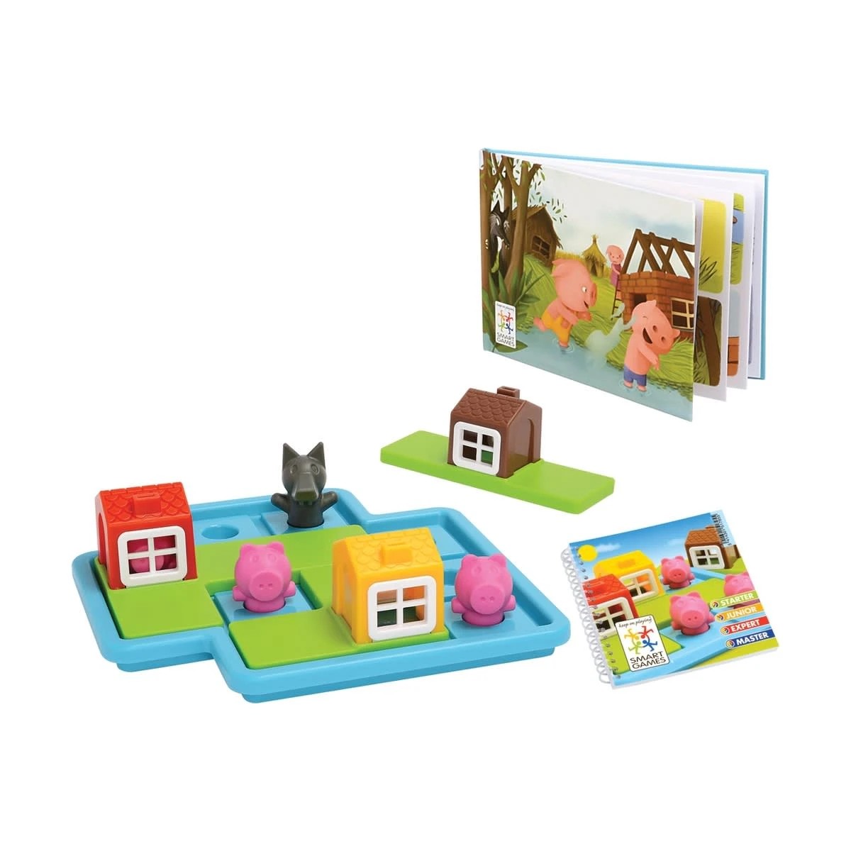 2 Smart Games Three Little Piggies Deluxe Preschool Puzzle Game, 2 of 4